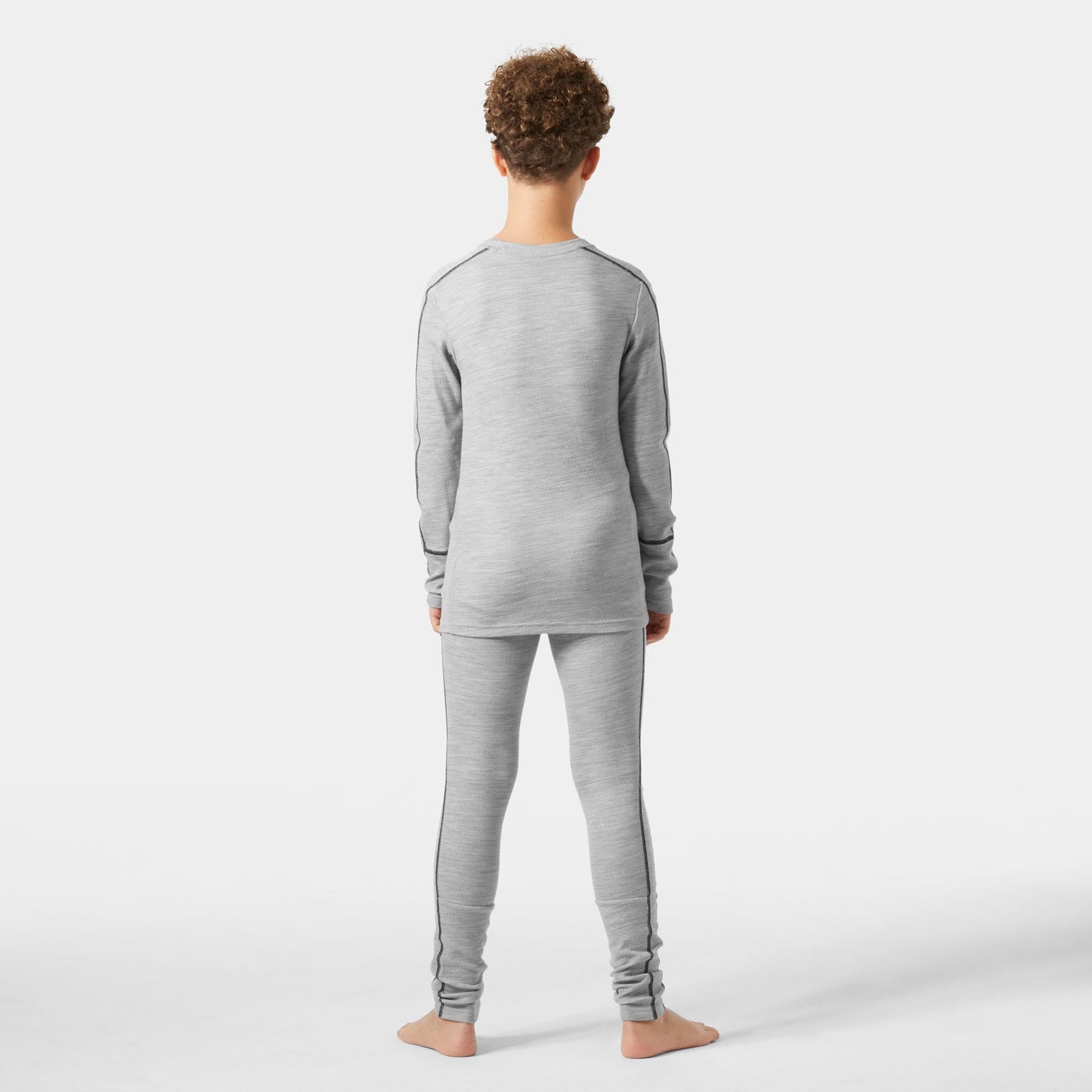 Juniors' LIFA® Merino Midweight Base Layer Set - 951 GREY MELANGE