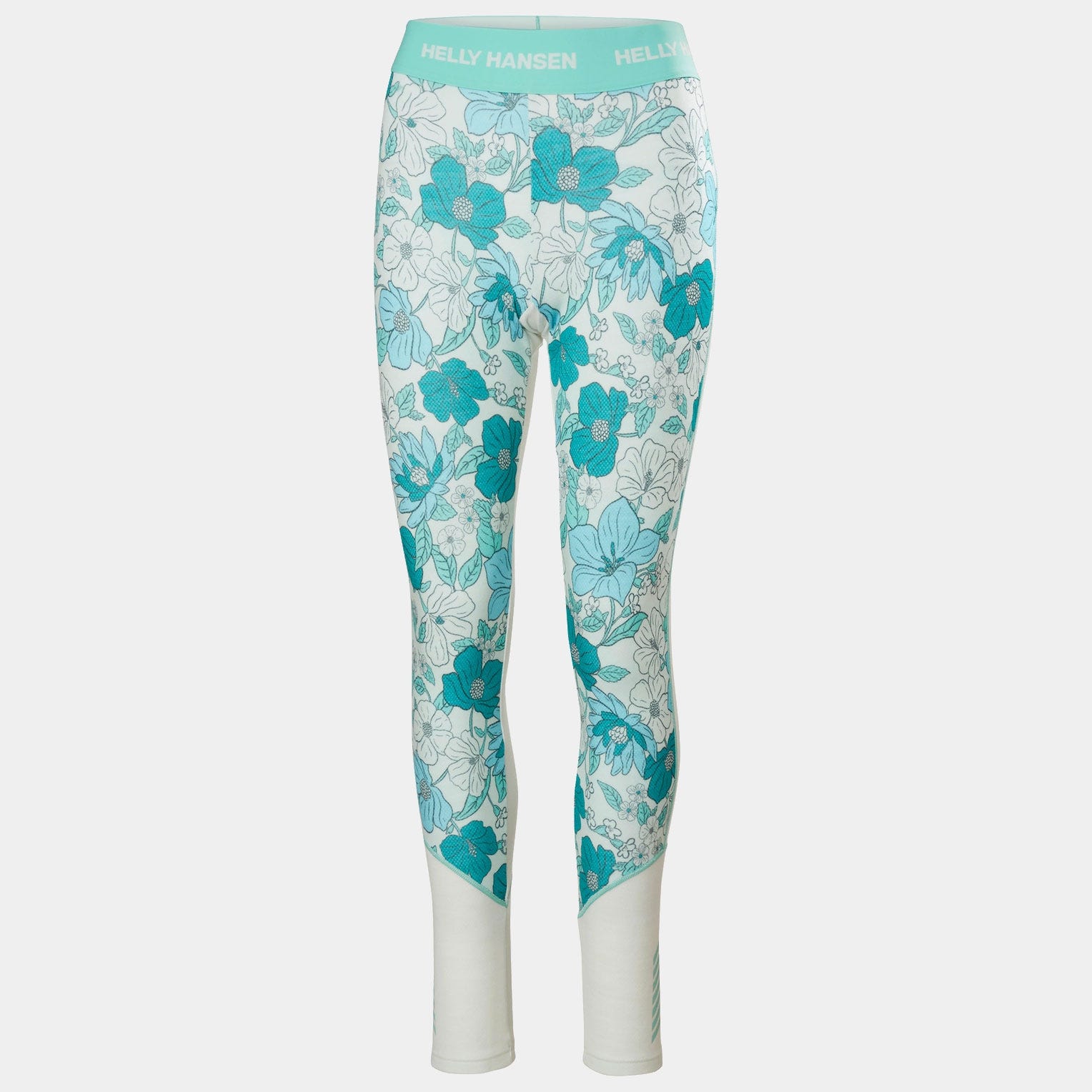 Women’s Lifa Merino Midweight Graphic Base Layer Pants - 403 SEAFOAM FLORAL AOP