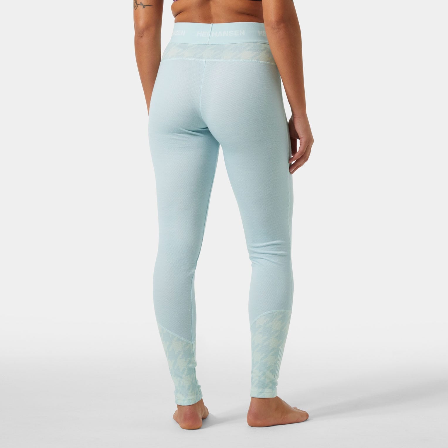 Women’s Lifa Merino Midweight Graphic Base Layer Pants - 537 BARELY BLUE