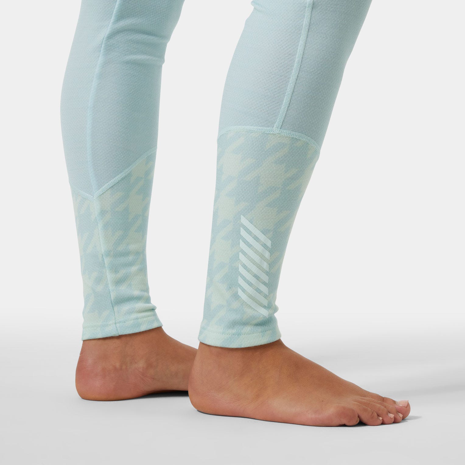 Women’s Lifa Merino Midweight Graphic Base Layer Pants - 537 BARELY BLUE