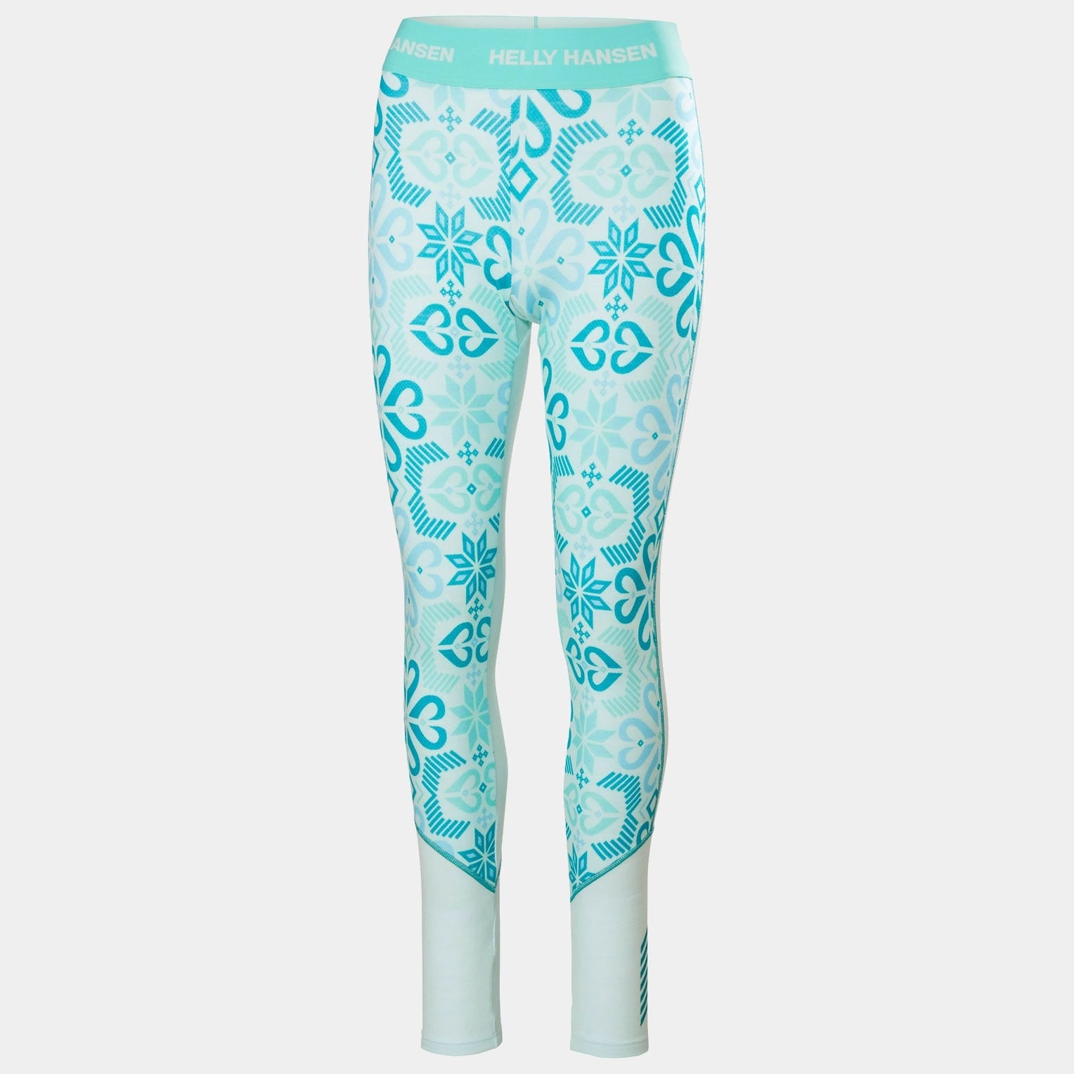 Women’s Lifa Merino Midweight Graphic Base Layer Pants - 562 ICICLE NORDIC ROSE AOP