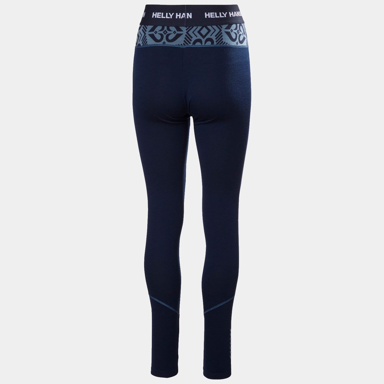 Women’s Lifa Merino Midweight Graphic Base Layer Pants - 600 NAVY NORDIC ROSE AOP