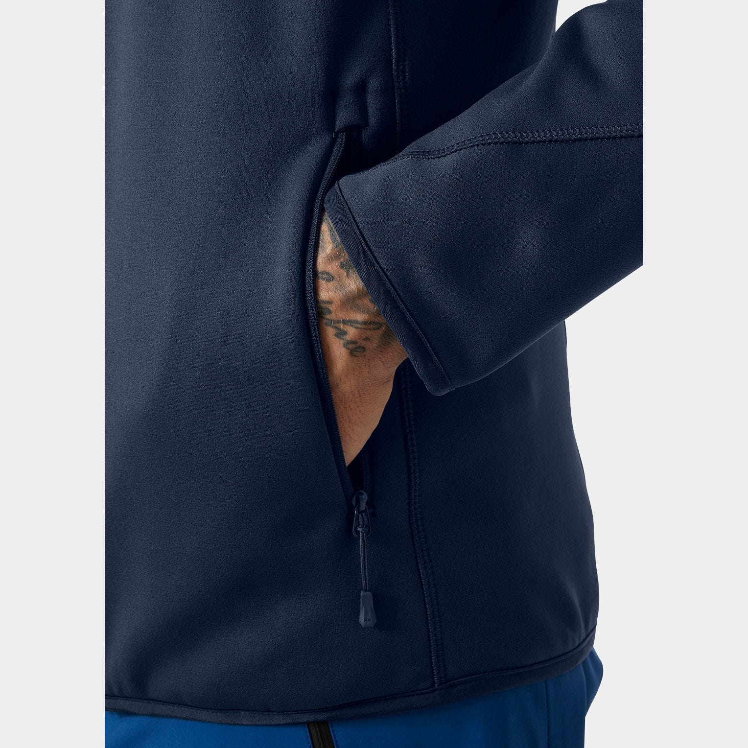 Men's Alpha Zero Fleece Outdoor Jacket - 597 NAVY