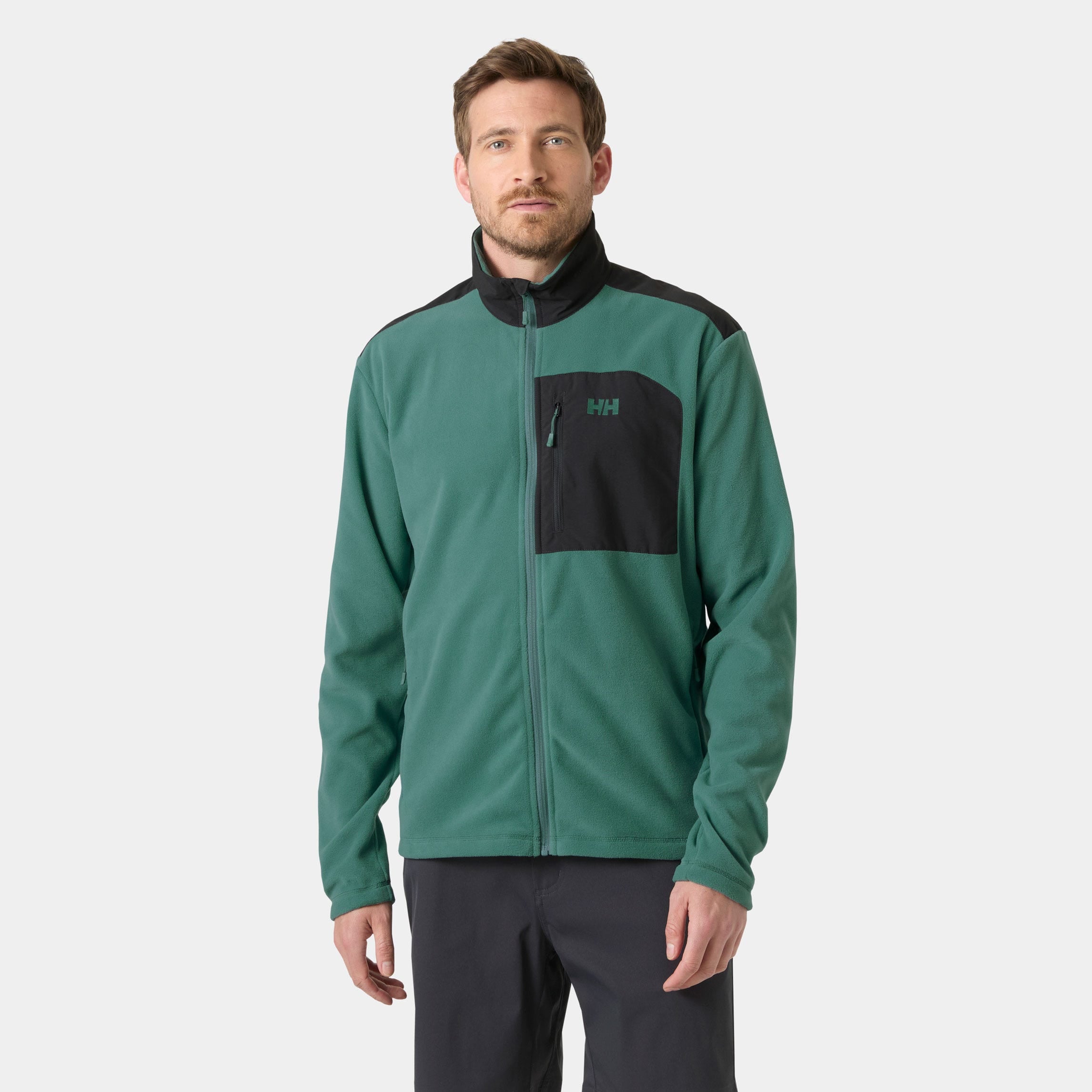 Men's Daybreaker Block Microfleece Jacket - 494 OPAL GREEN