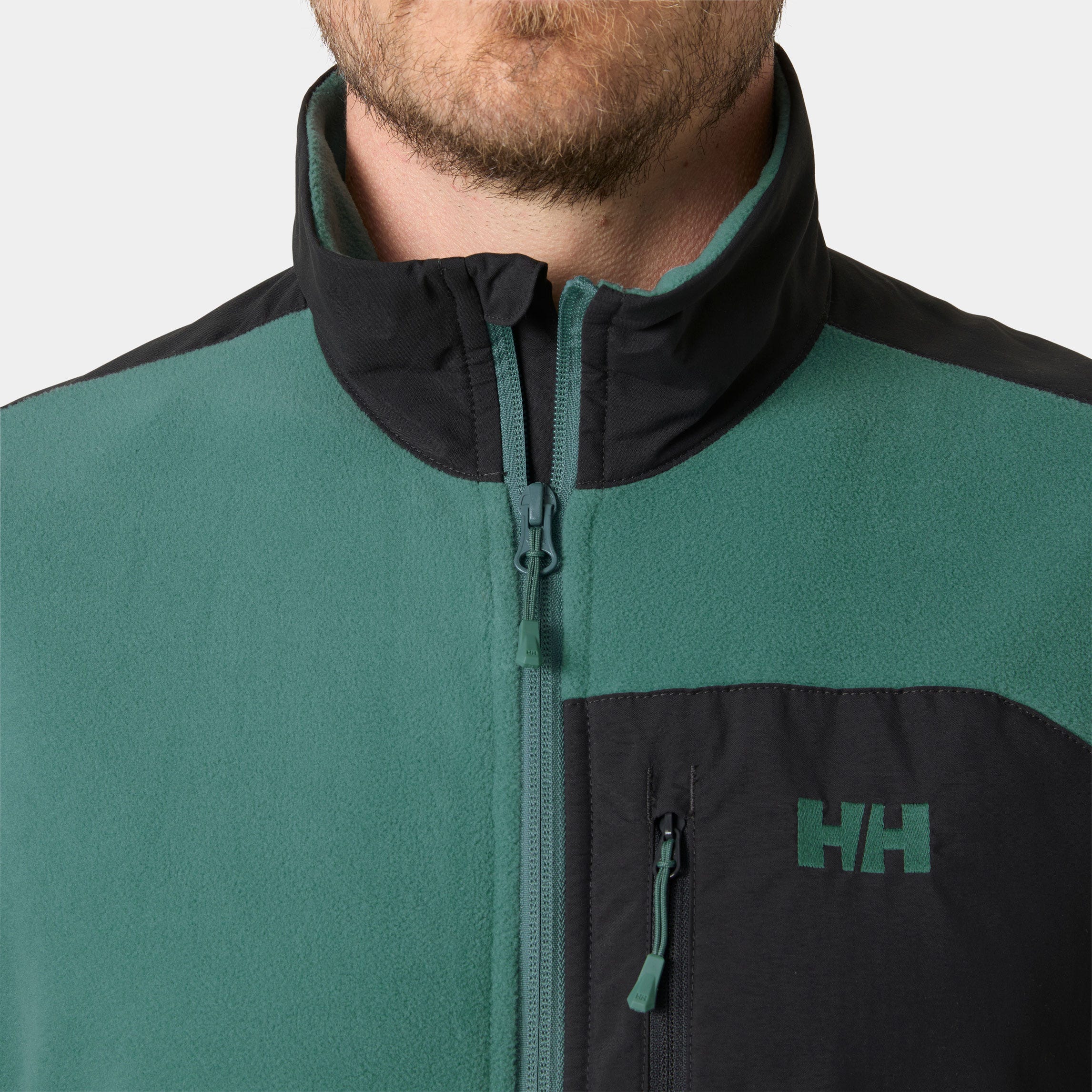 Men's Daybreaker Block Microfleece Jacket - 494 OPAL GREEN