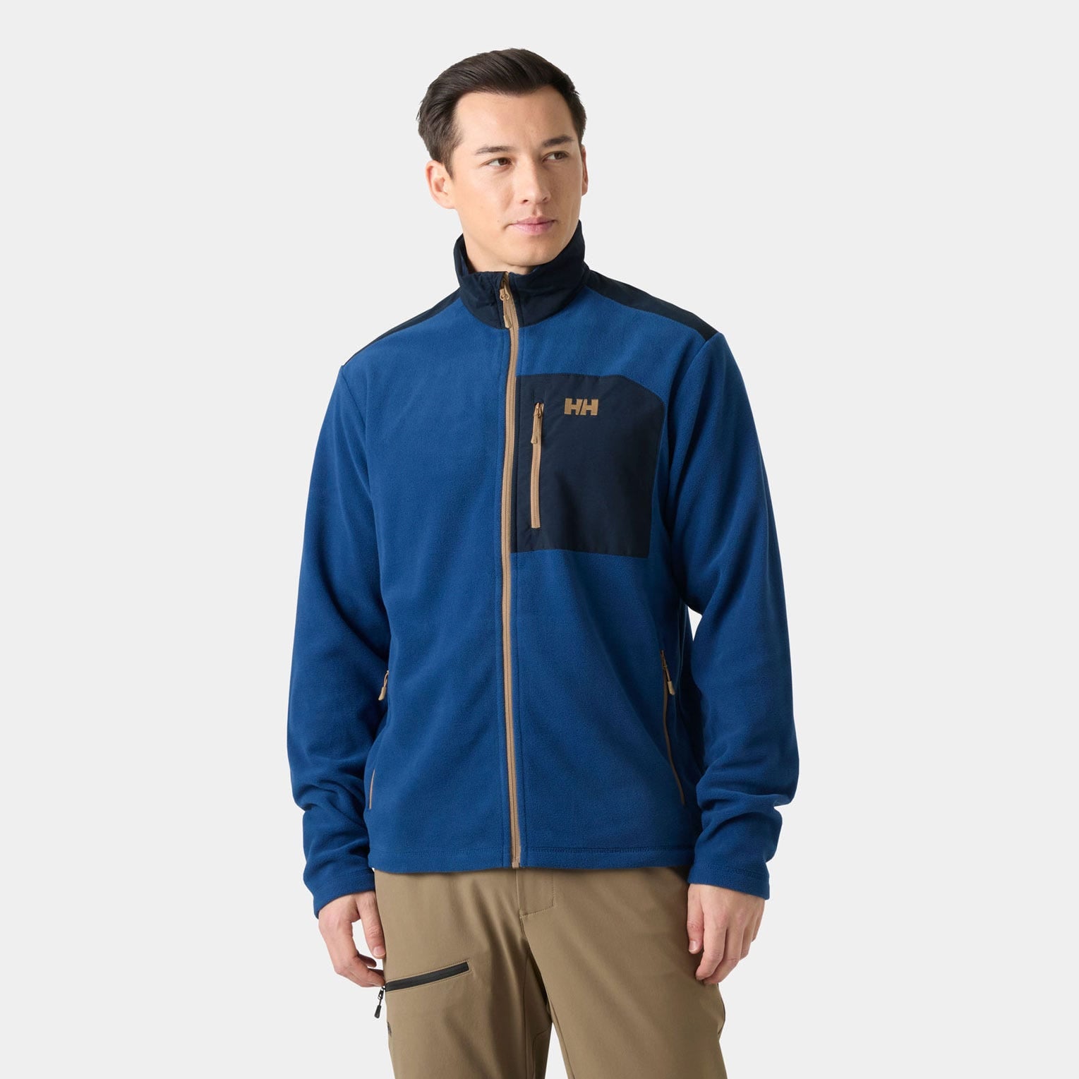 Men's Daybreaker Block Microfleece Jacket - 507 DARK BLUE