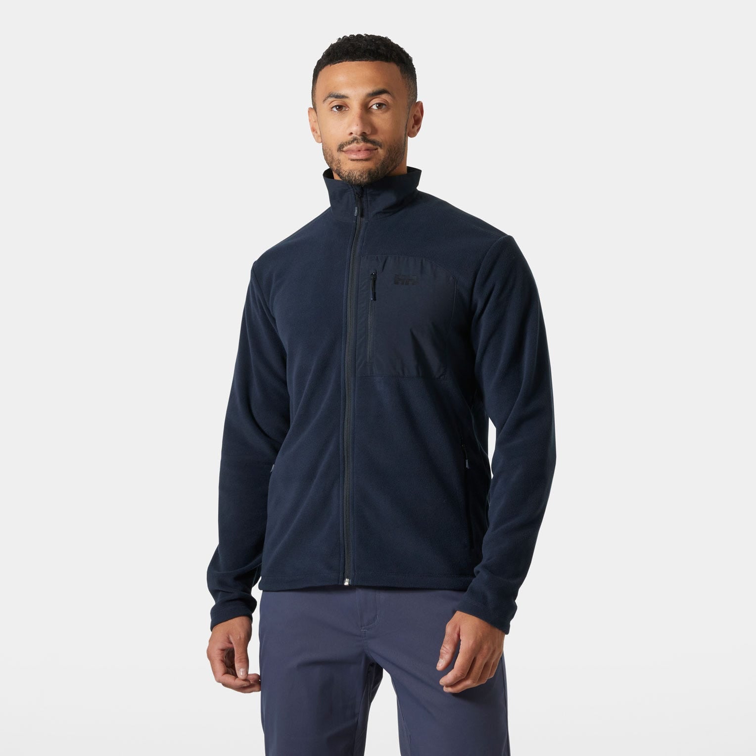 Men's Daybreaker Block Microfleece Jacket - 598 NAVY
