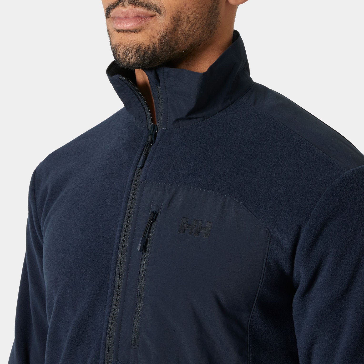Men's Daybreaker Block Microfleece Jacket - 598 NAVY