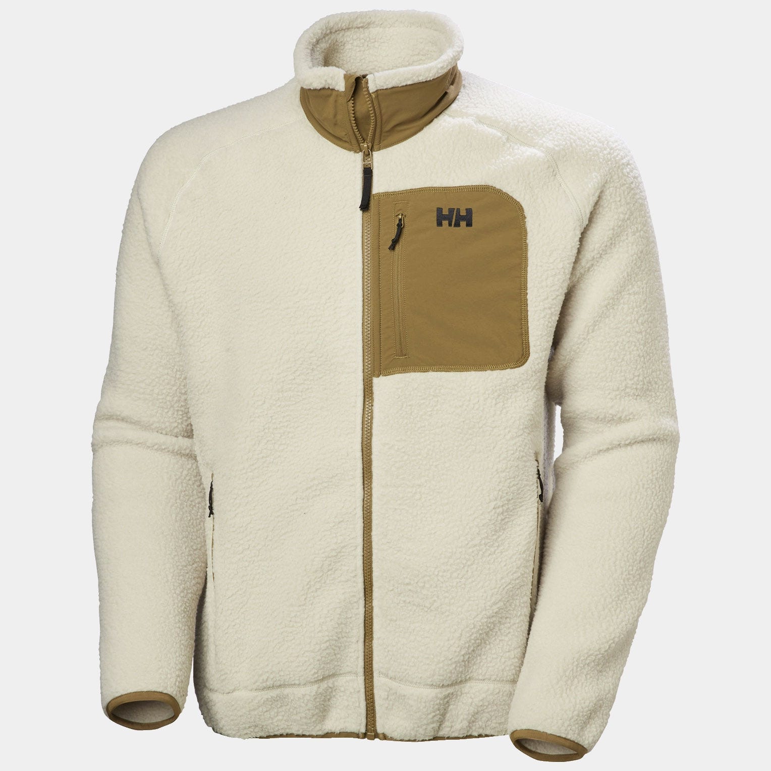 Men's Panorama Pile Fleece Block Jacket - 857 PELICAN
