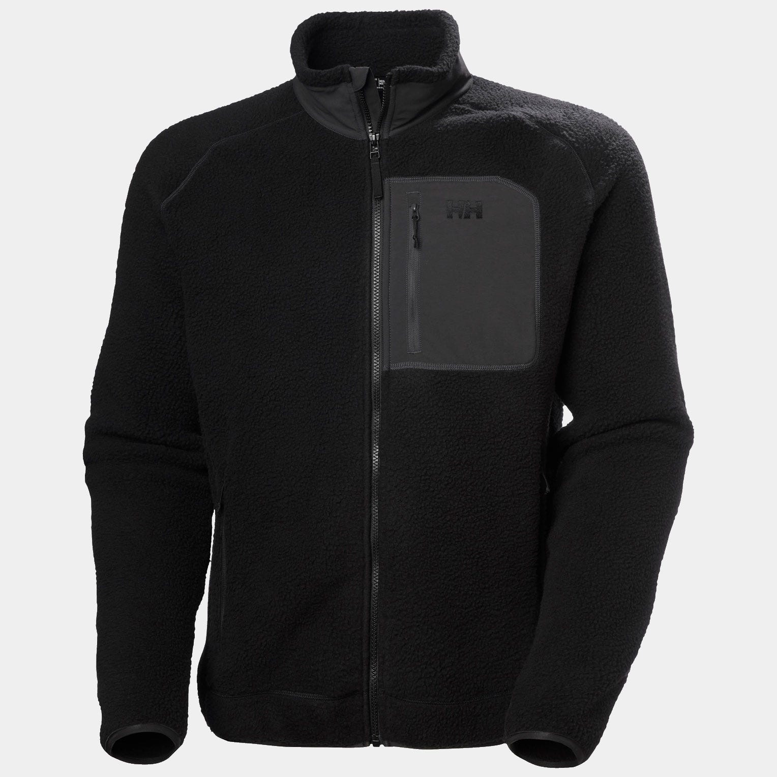 Men's Panorama Pile Fleece Block Jacket - 991 BLACK