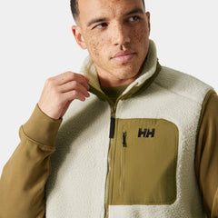 Unisex Panorama Pile Fleece Vest - 857 PELICAN