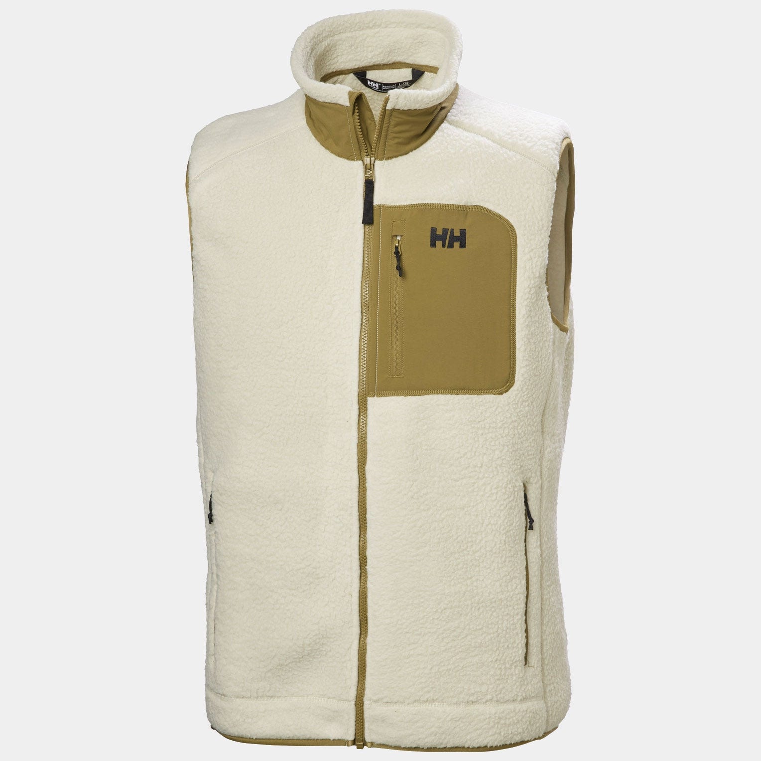 Unisex Panorama Pile Fleece Vest - 857 PELICAN