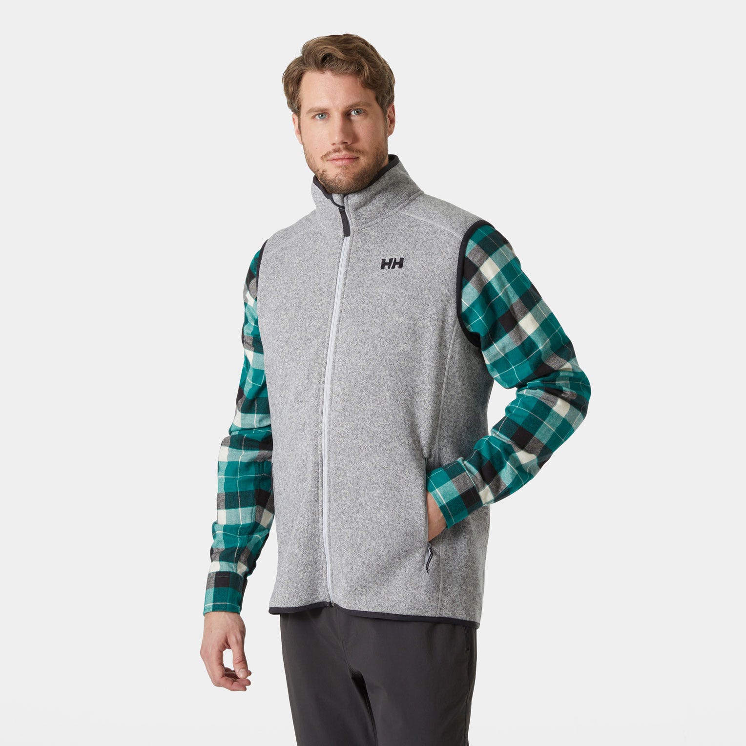 Men's Varde 2.0 Fleece Vest - 853 GREY FOG