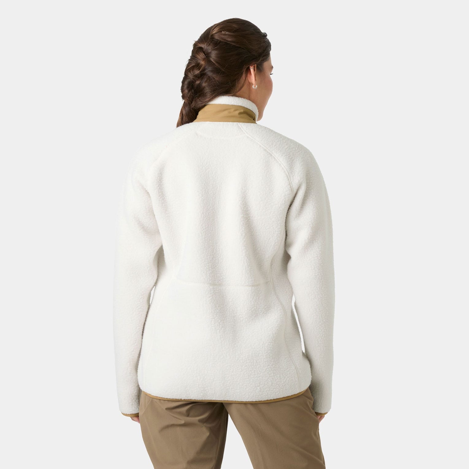 Women’s Imperial Pile Fleece Block Jacket - 046 SNOW