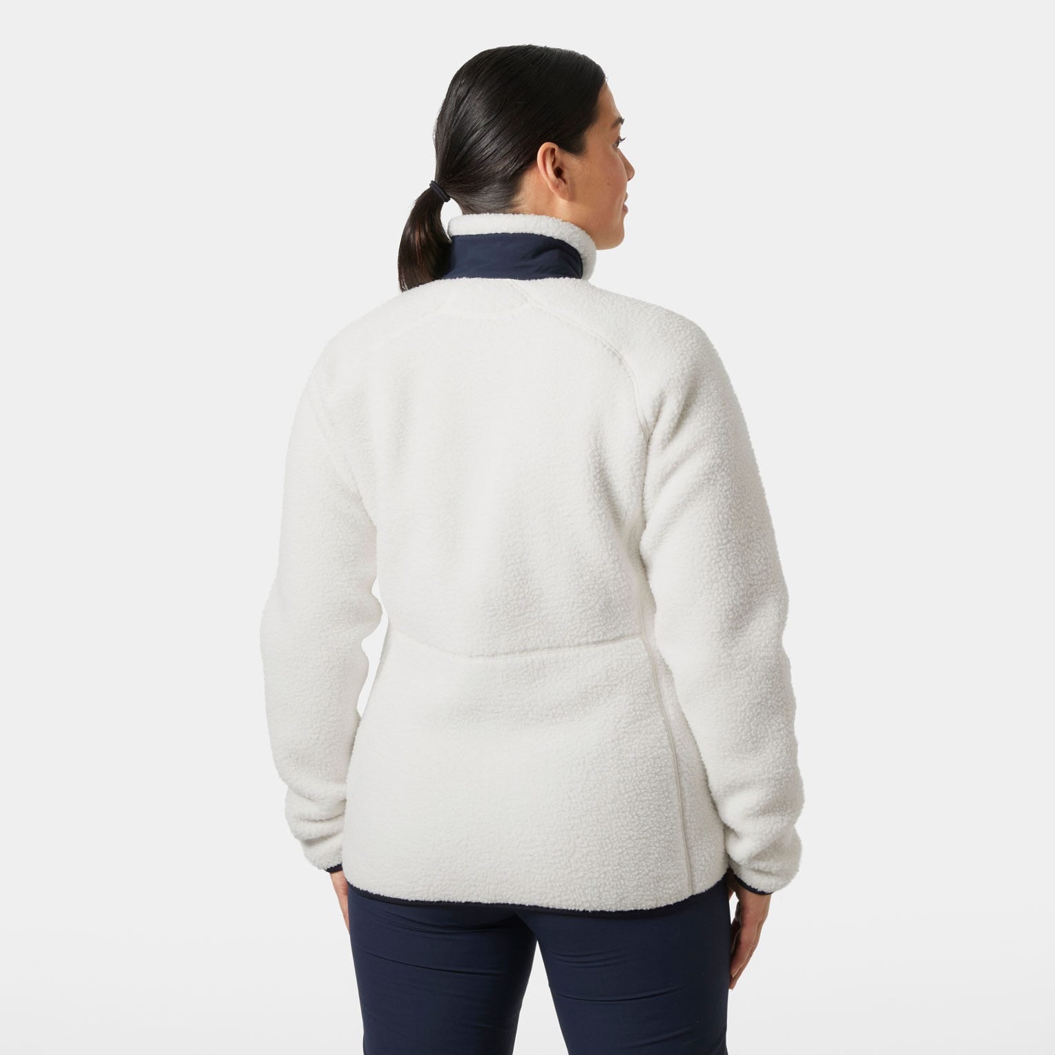 Women’s Imperial Pile Fleece Block Jacket - 048 SNOW