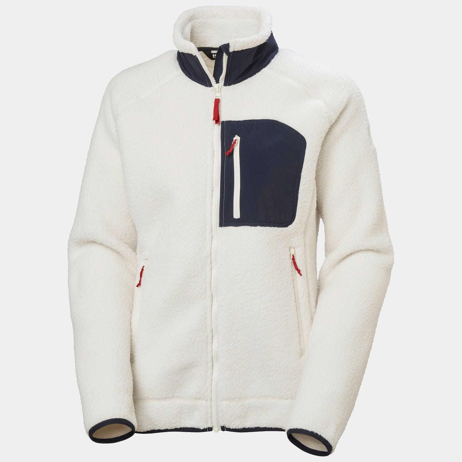 Women’s Imperial Pile Fleece Block Jacket - 048 SNOW