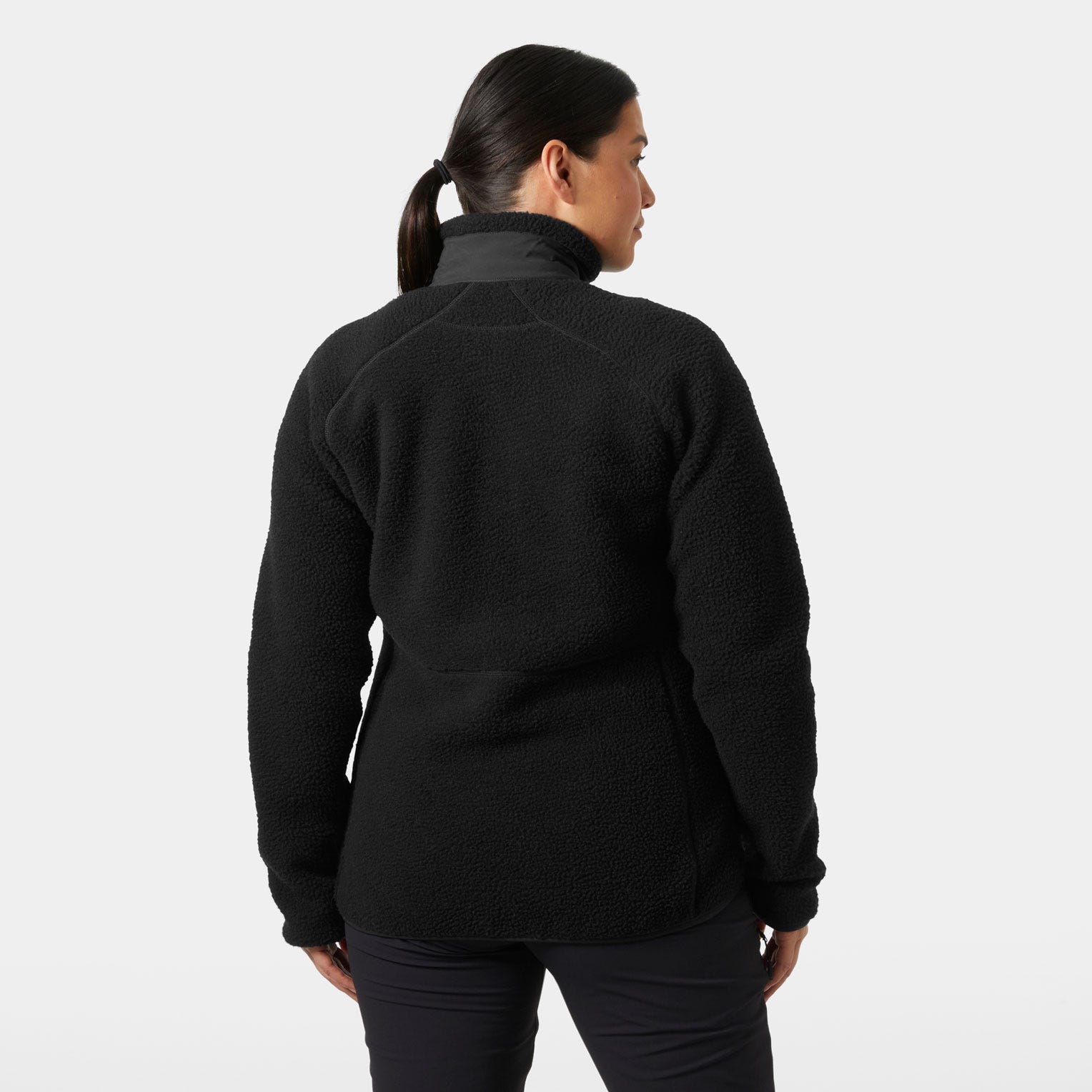Women’s Imperial Pile Fleece Block Jacket - 991 BLACK