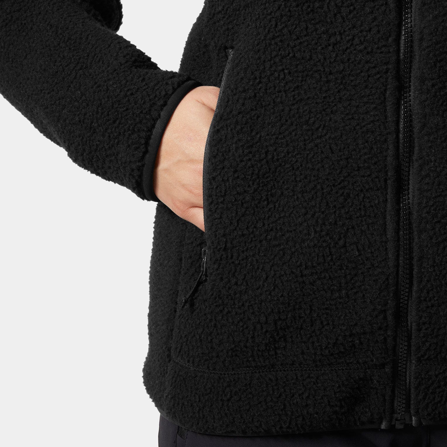 Women’s Imperial Pile Fleece Block Jacket - 991 BLACK