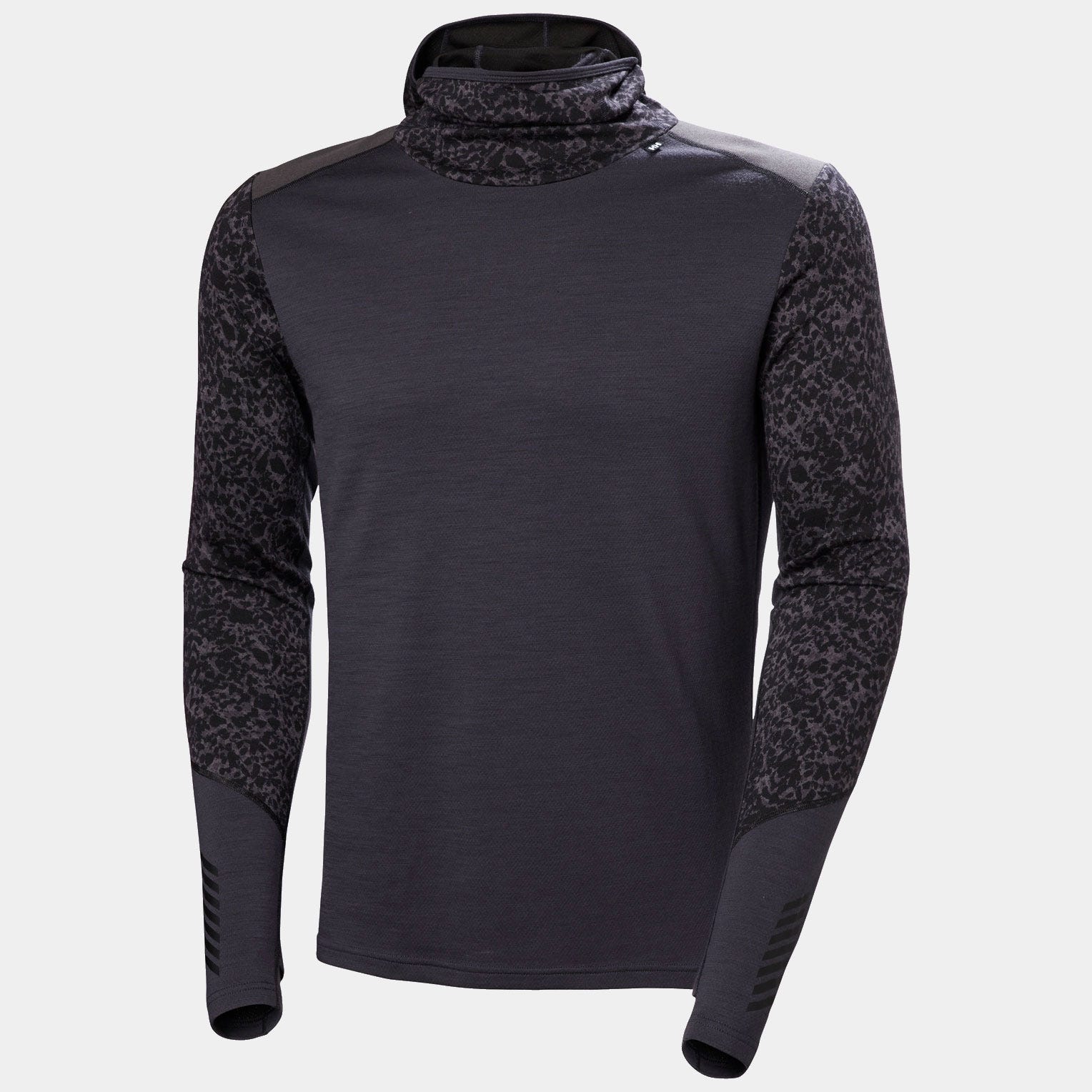 Men's LIFA® Merino Midweight Balaclava Hoodie - 660 BLACK GRAPE