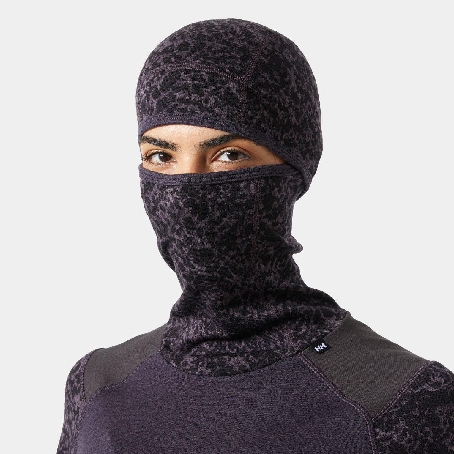 Women's LIFA® Merino Midweight Balaclava Hoodie - 660 BLACK GRAPE