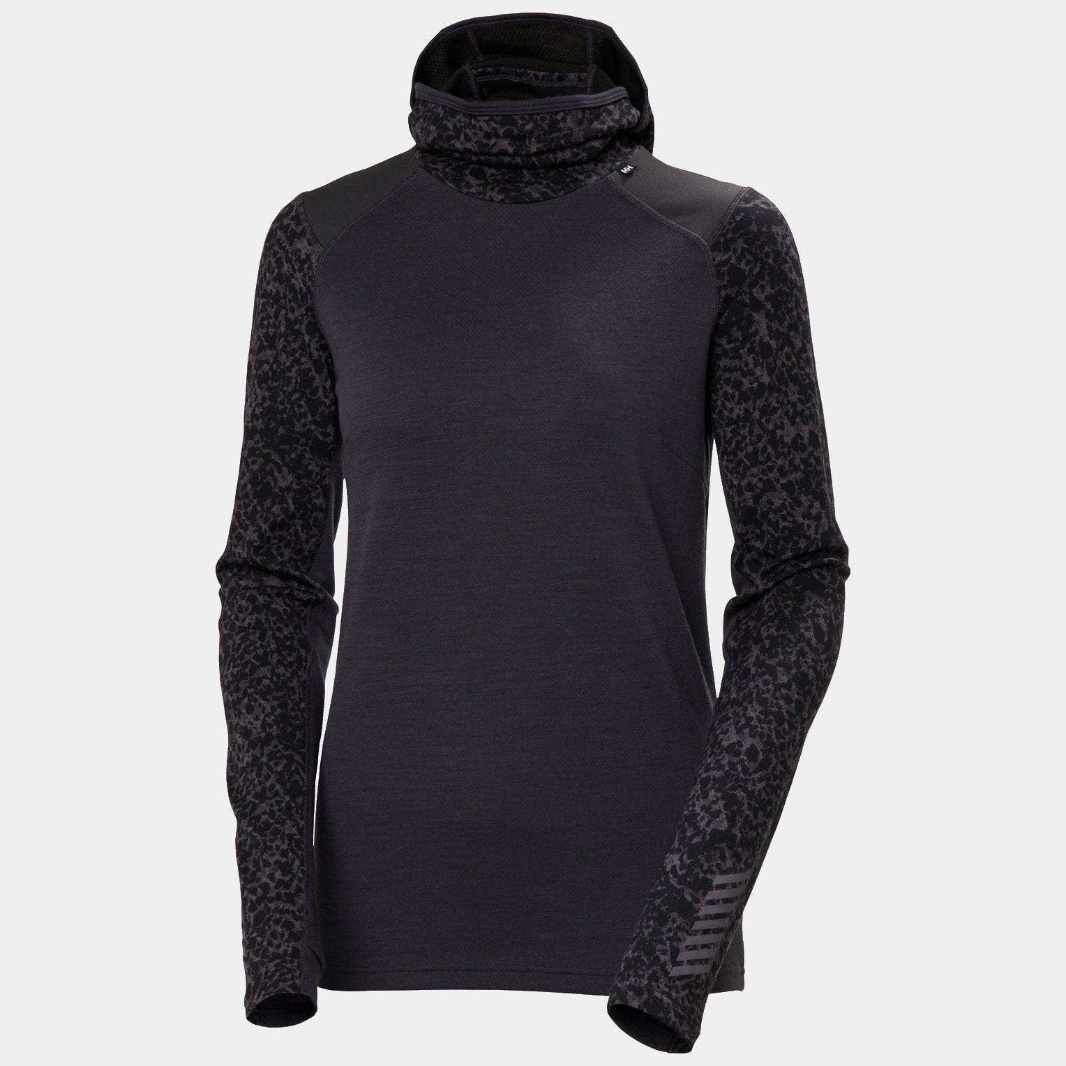 Women's LIFA® Merino Midweight Balaclava Hoodie - 660 BLACK GRAPE