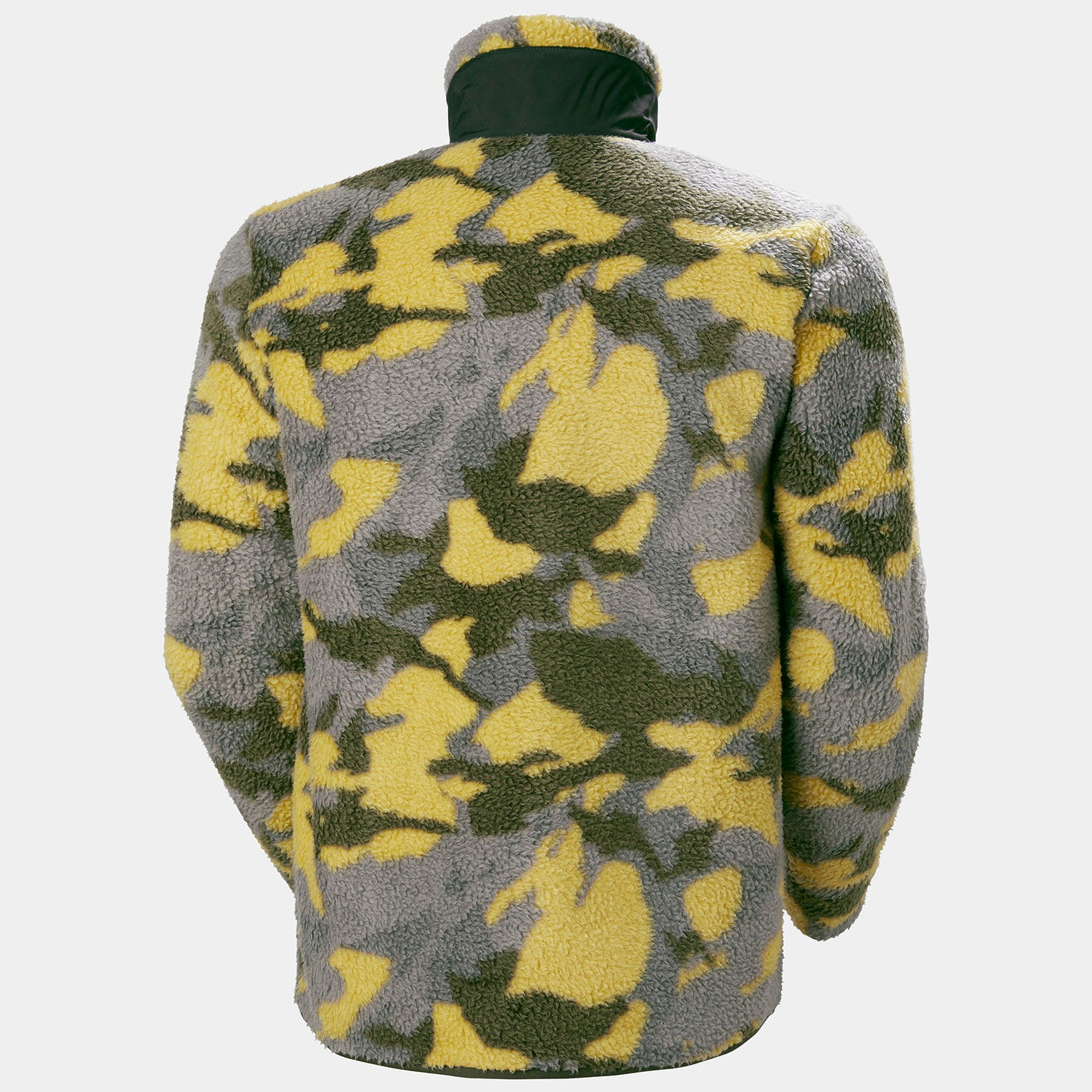 PANORAMA PRINTED PILE JACKET - 452 BRIGHT MOSS