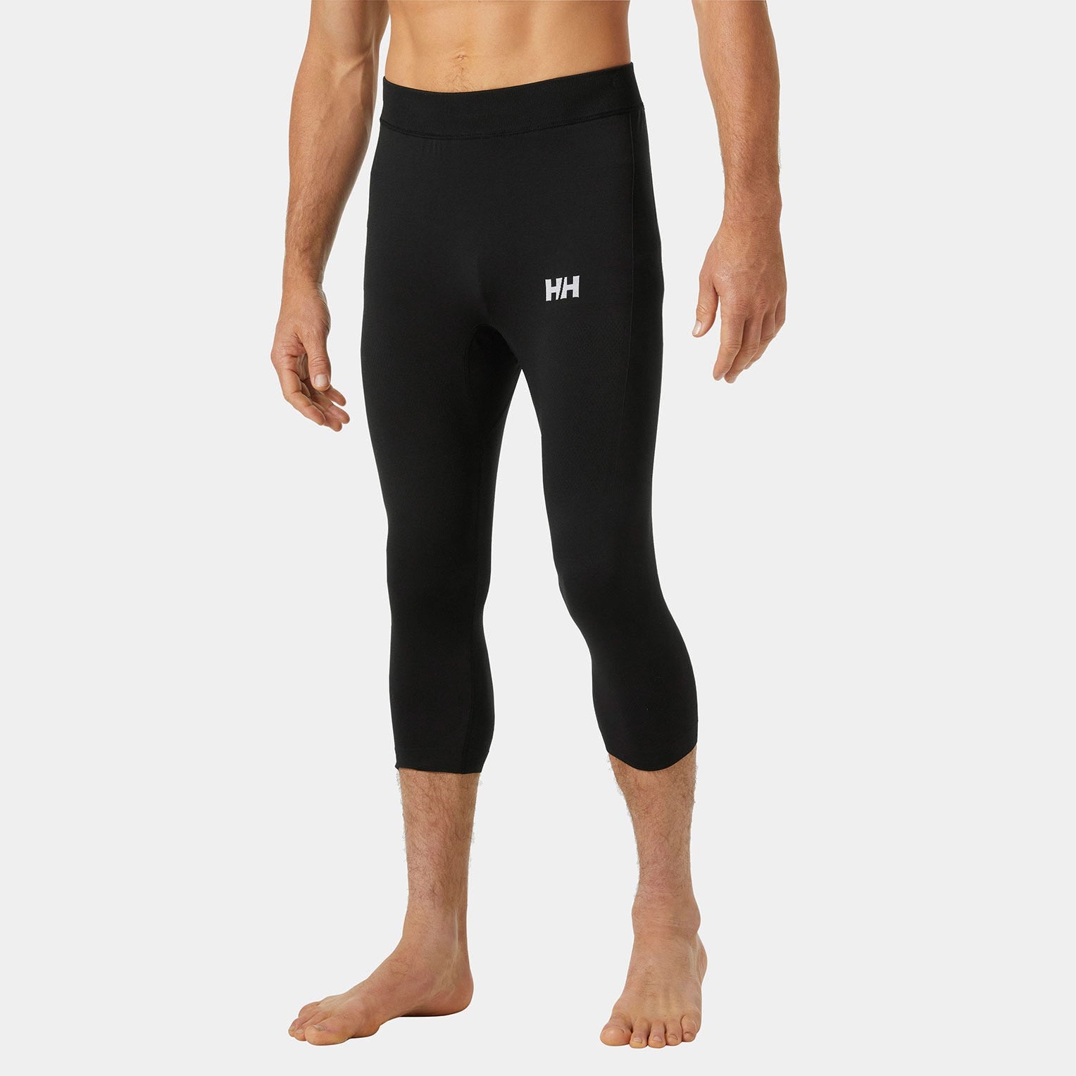 Men's HH LIFA® Seamless Racing 3/4 Length Pants - 990 BLACK