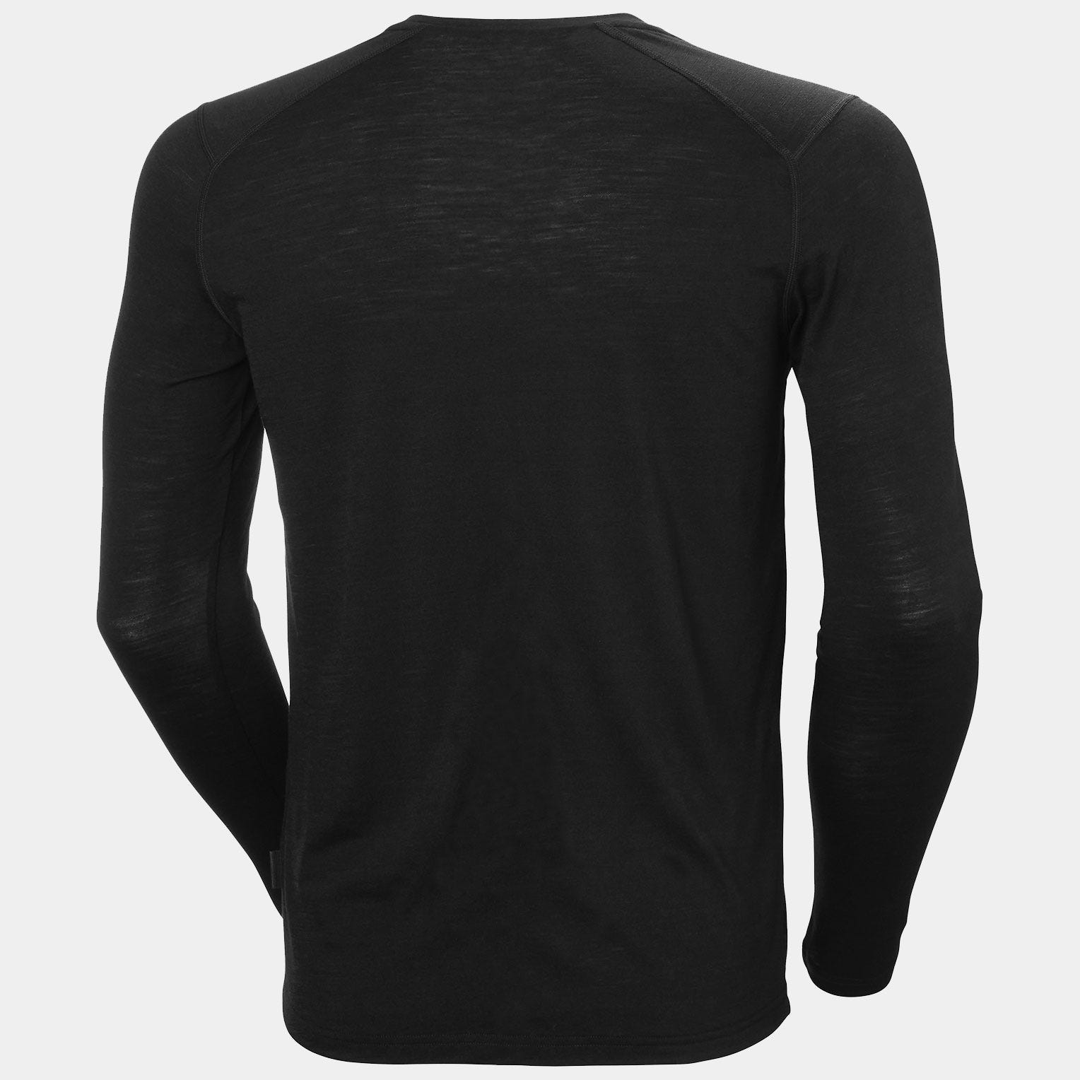 Men’s HH Durawool Crew Long Sleeve - 990 BLACK