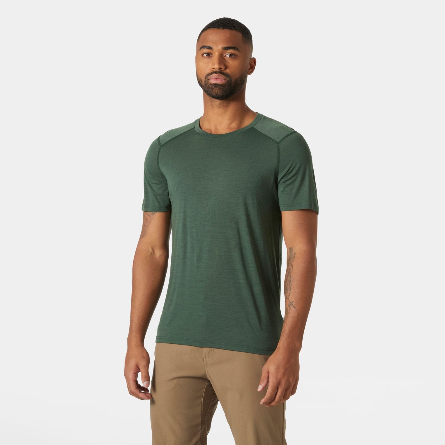 Men’s HH Durawool T-Shirt - 390 JUNGLE GREEN