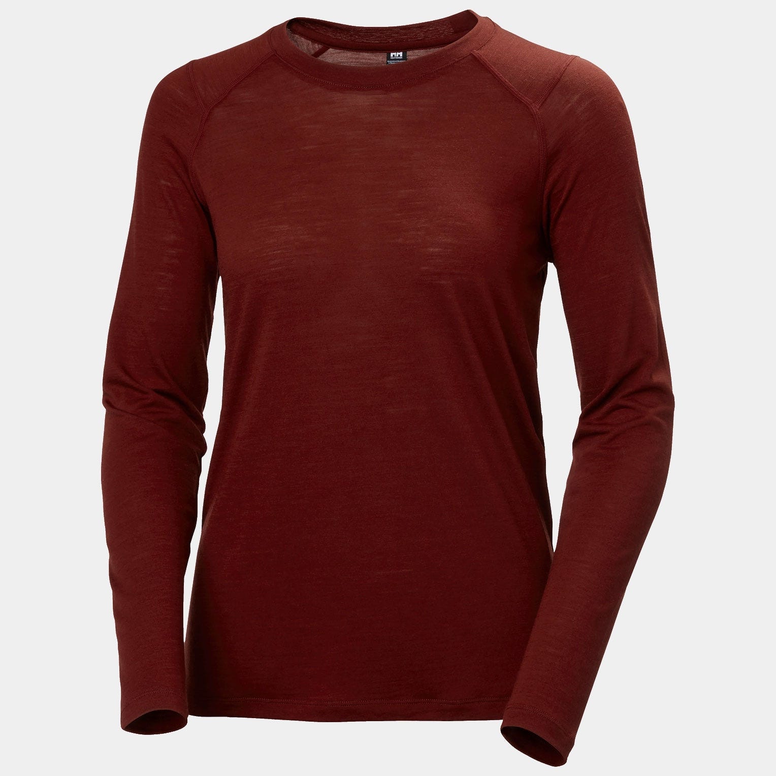 Women’s HH Durawool Crew Long Sleeve - 180 MARS RED
