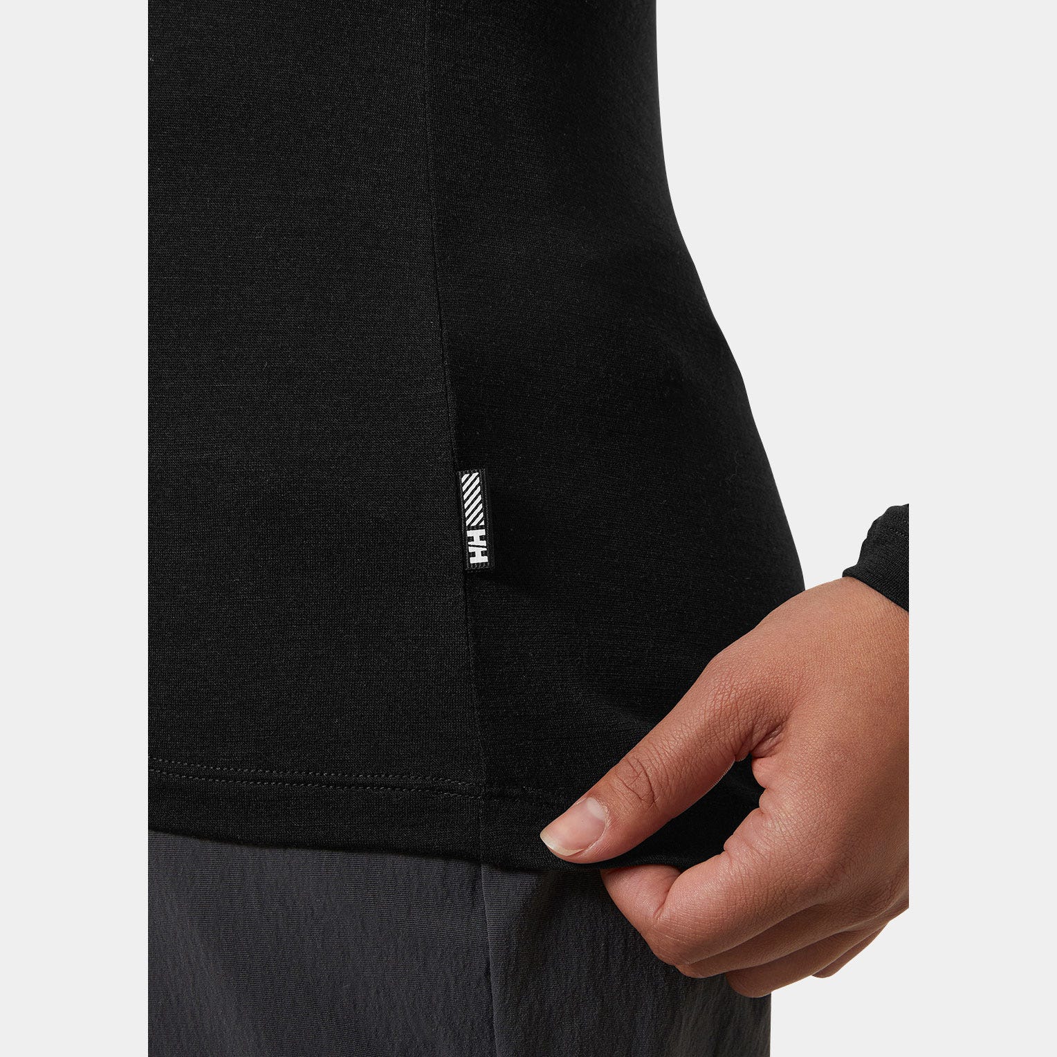 Women’s HH Durawool Crew Long Sleeve - 990 BLACK