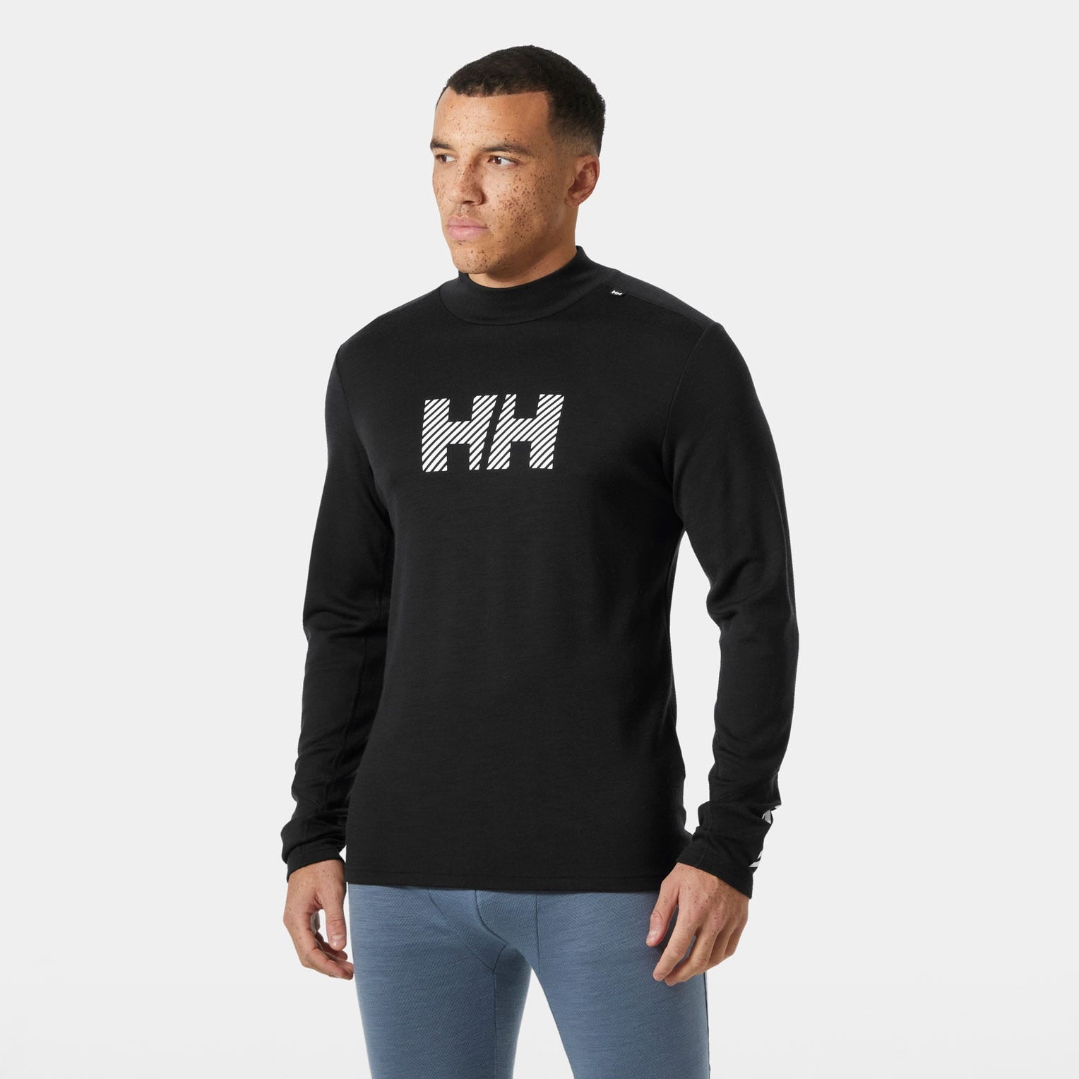 Men's LIFA® Merino Midweight Logo - 990 BLACK