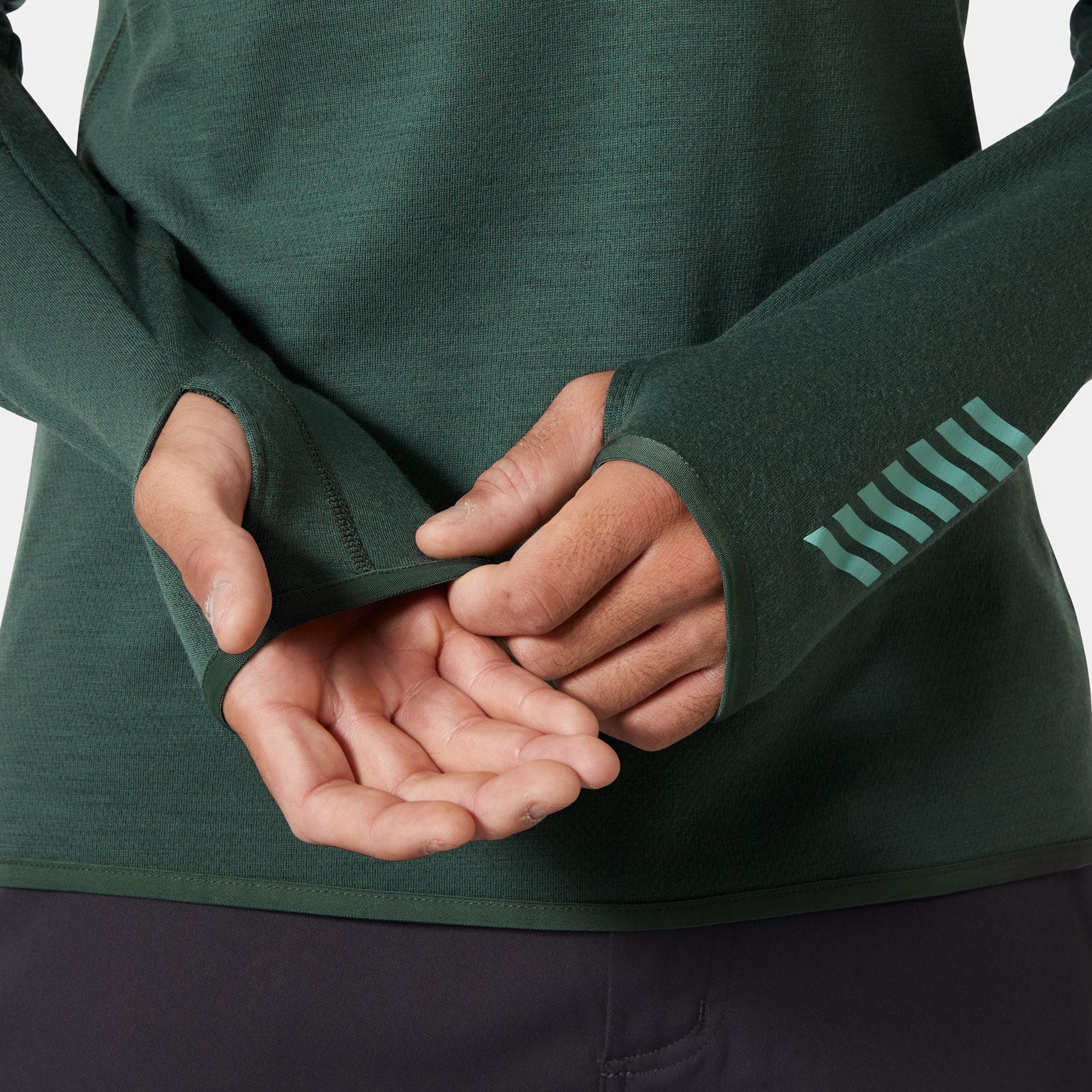 Men’s LIFA® Merino Wool Midlayer Half Zip - 390 JUNGLE GREEN