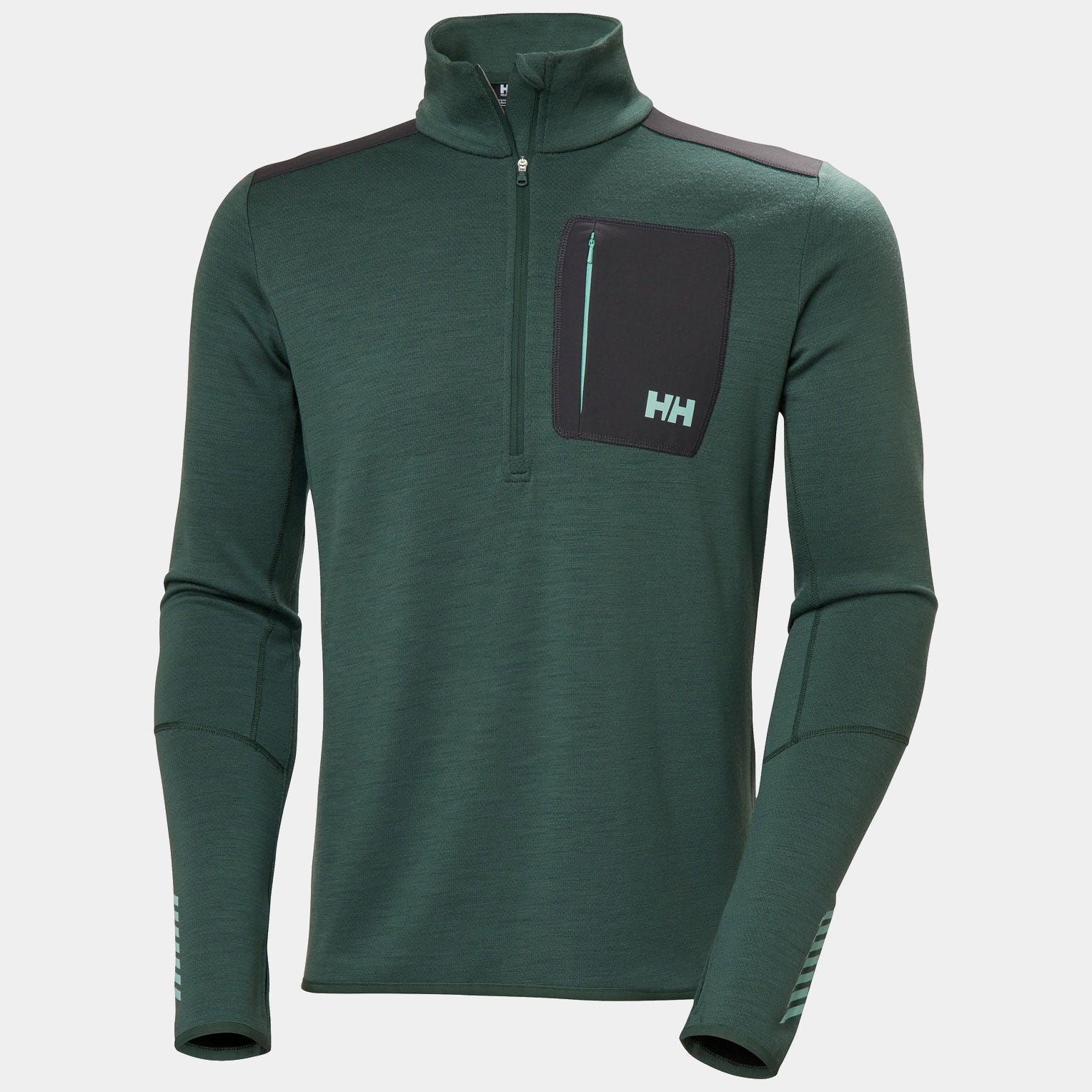 Men’s LIFA® Merino Wool Midlayer Half Zip - 390 JUNGLE GREEN