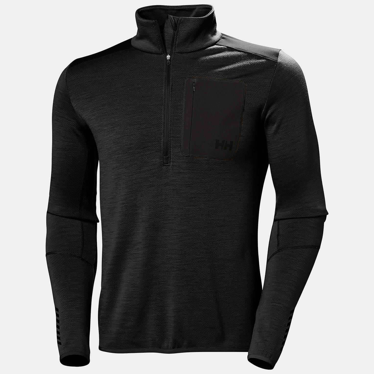Men’s LIFA® Merino Wool Midlayer Half Zip - 990 BLACK