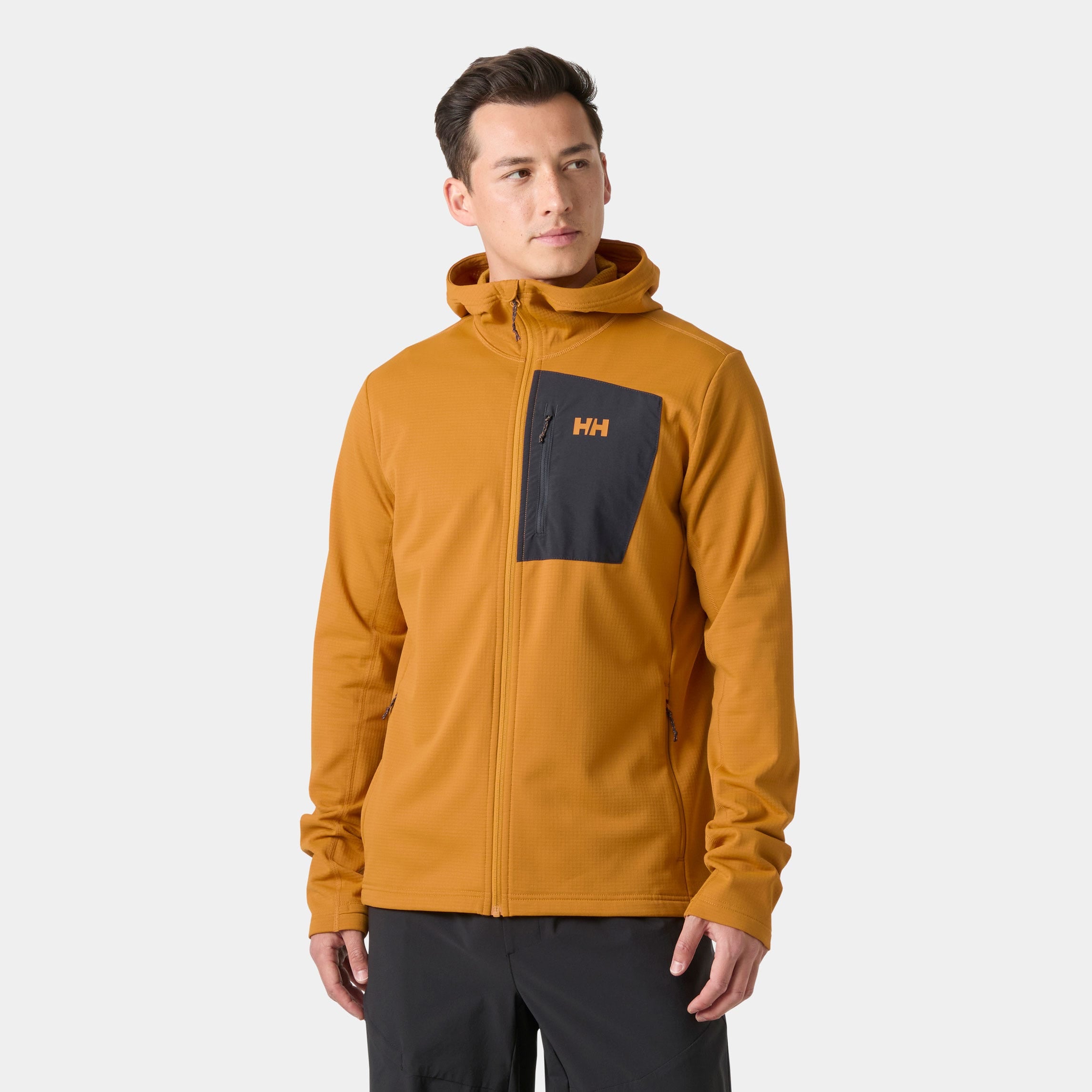 Men's Versalite Hooded Fleece Jacket - 399 MUSTARD