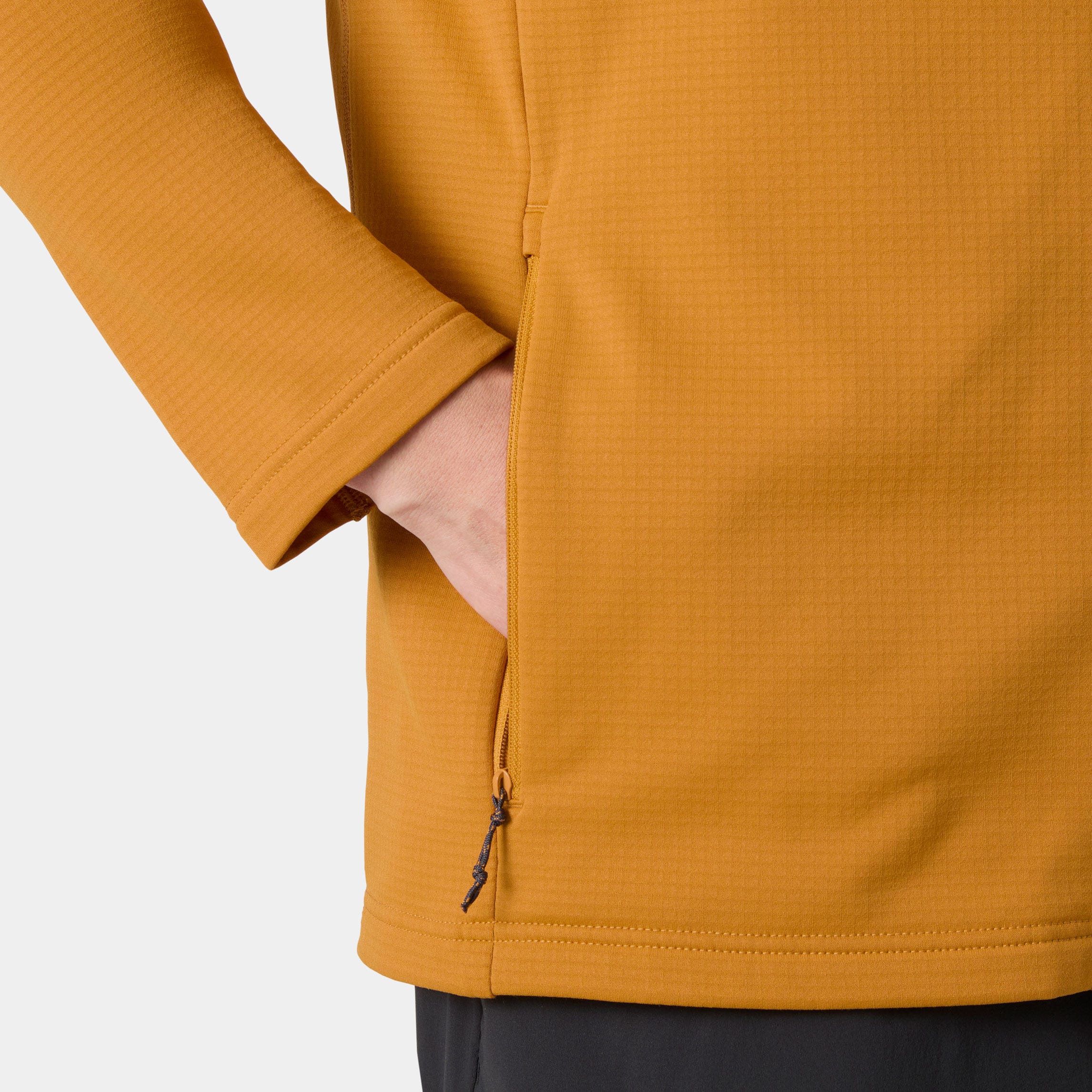 Men's Versalite Hooded Fleece Jacket - 399 MUSTARD