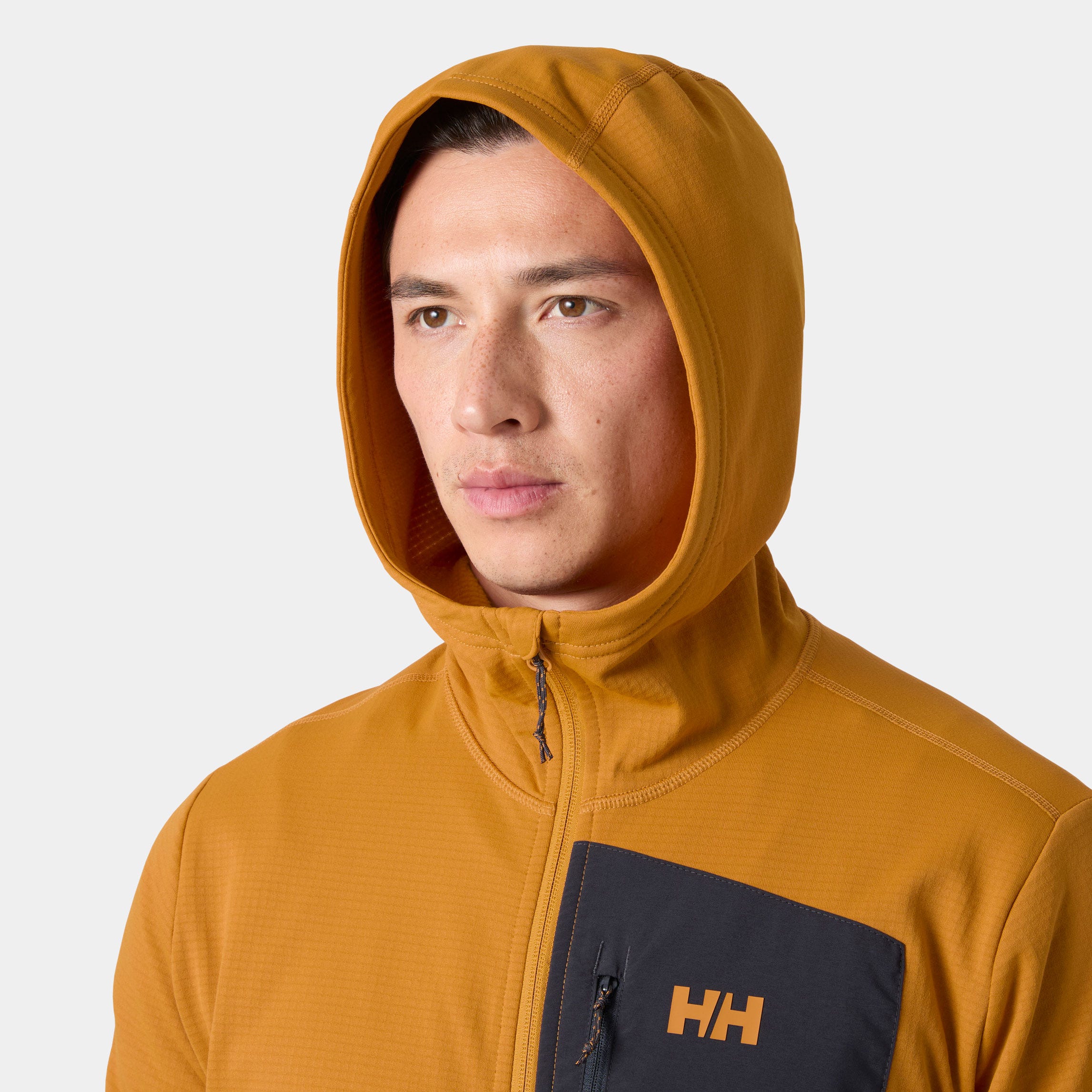 Men's Versalite Hooded Fleece Jacket - 399 MUSTARD