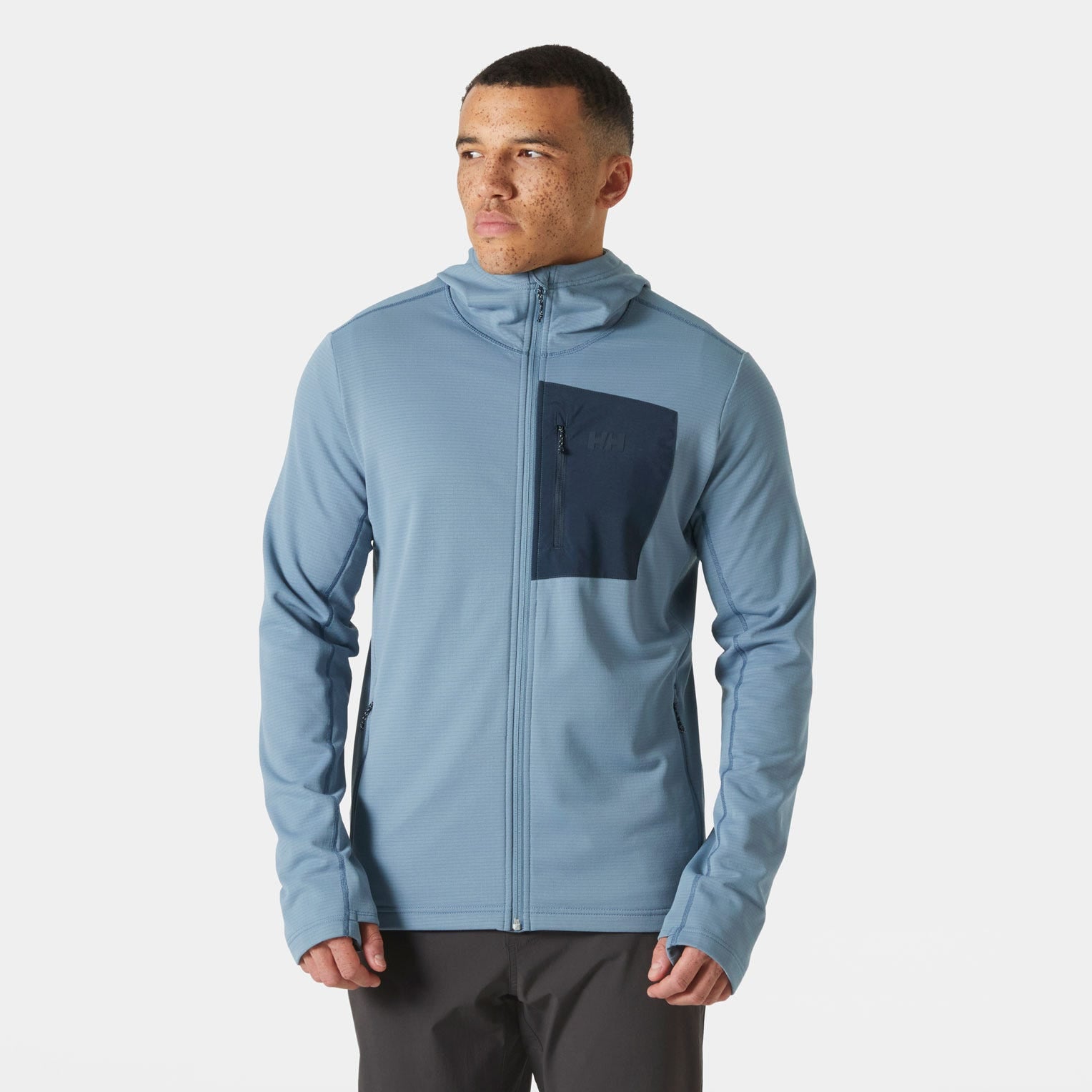 Men's Versalite Hooded Fleece Jacket - 601 WASHED NAVY