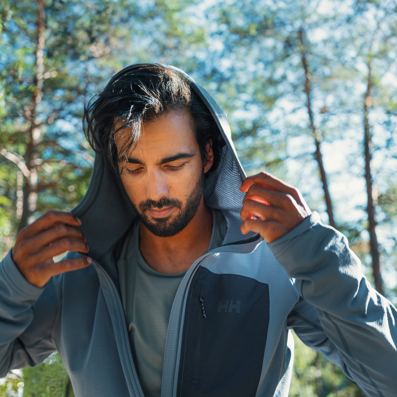 Men's Versalite Hooded Fleece Jacket - 601 WASHED NAVY
