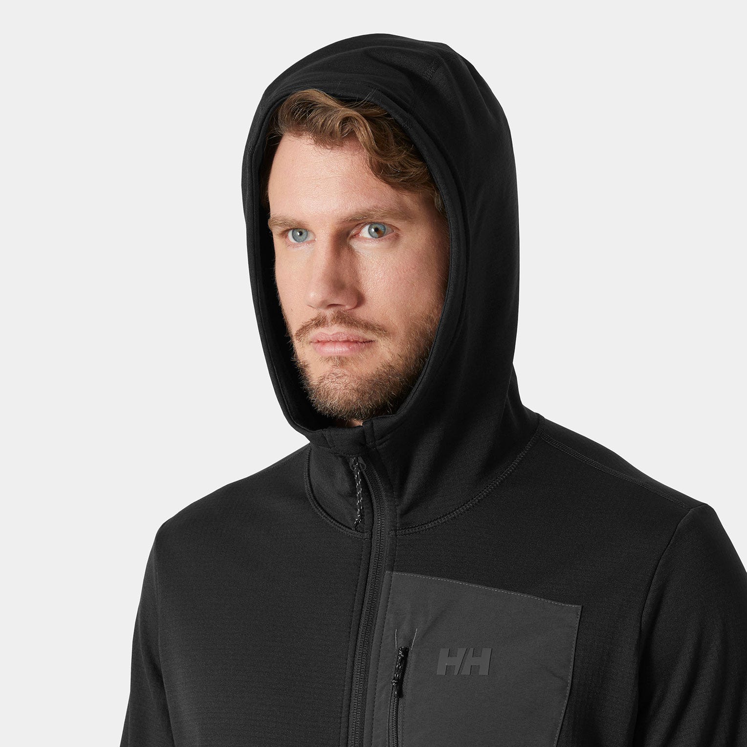 Men's Versalite Hooded Fleece Jacket - 990 BLACK