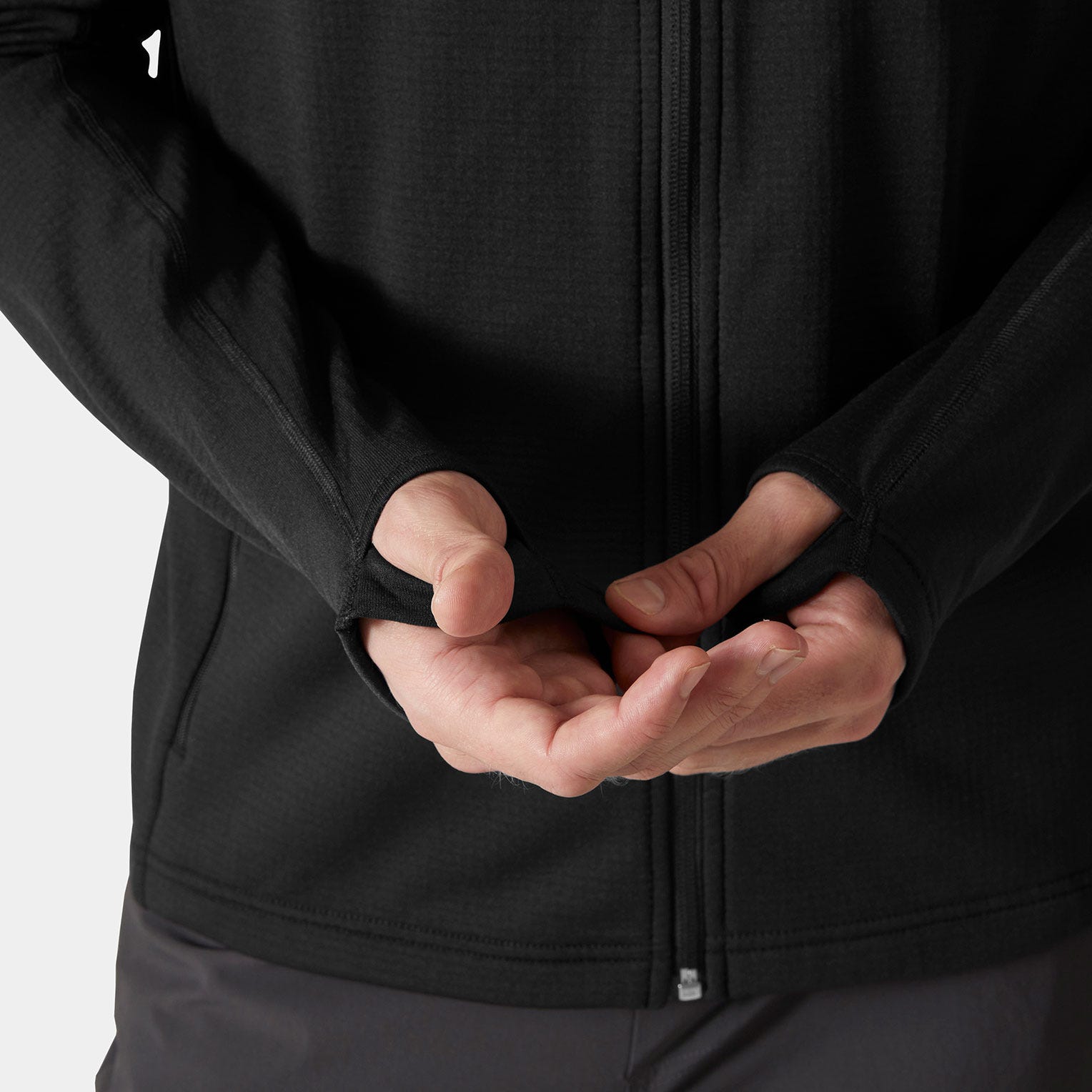 Men's Versalite Hooded Fleece Jacket - 990 BLACK