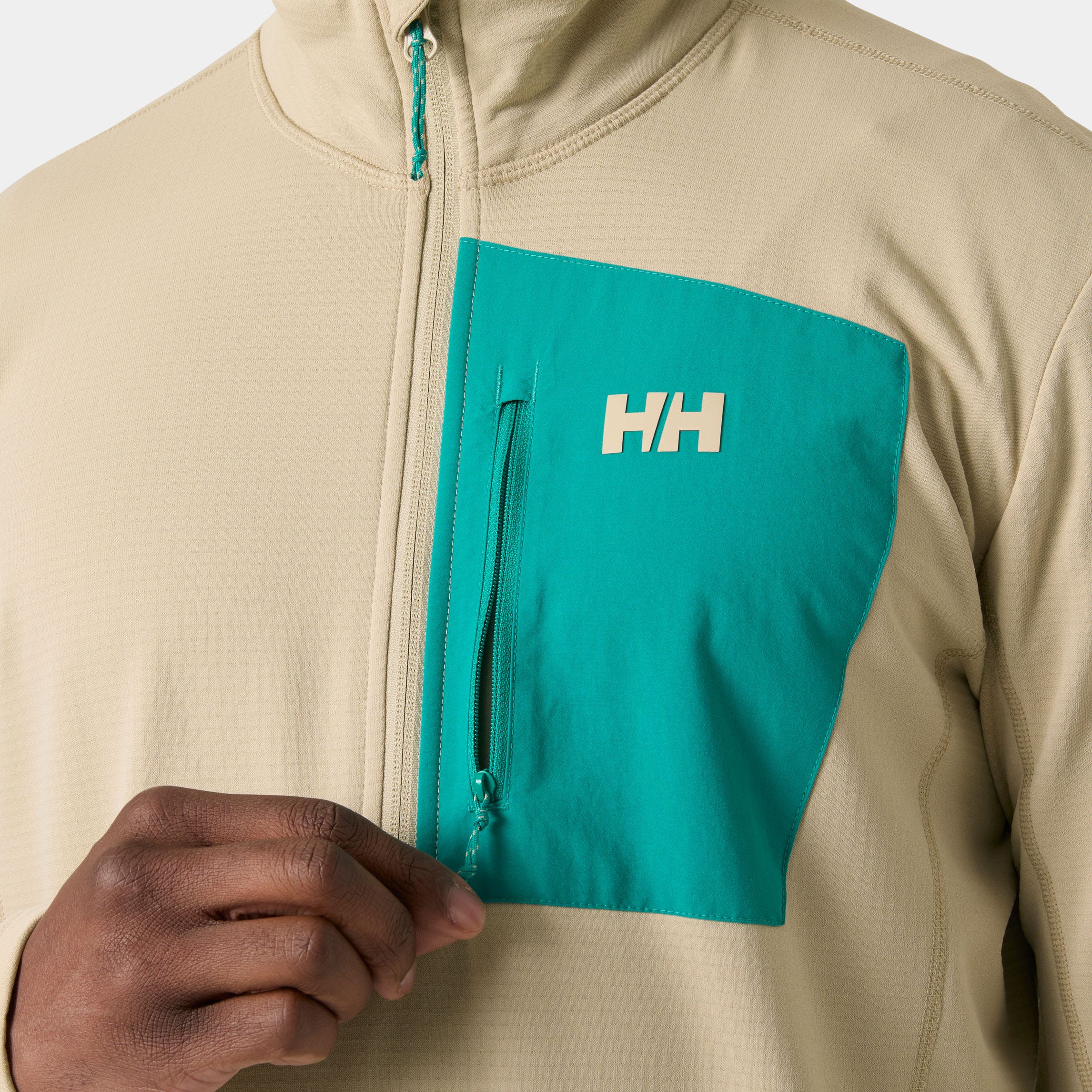 Men's Versalite Half Zip Fleece - 078 KHAKI / SAND