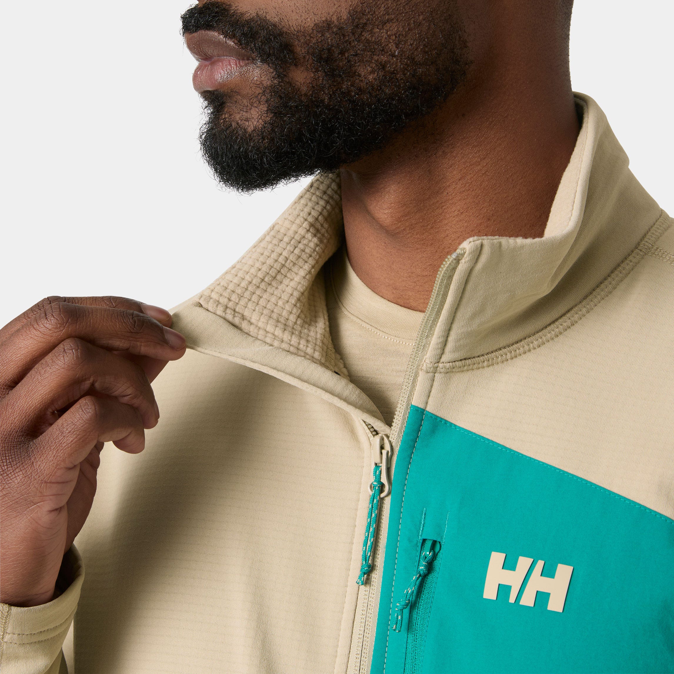 Men's Versalite Half Zip Fleece - 078 KHAKI / SAND