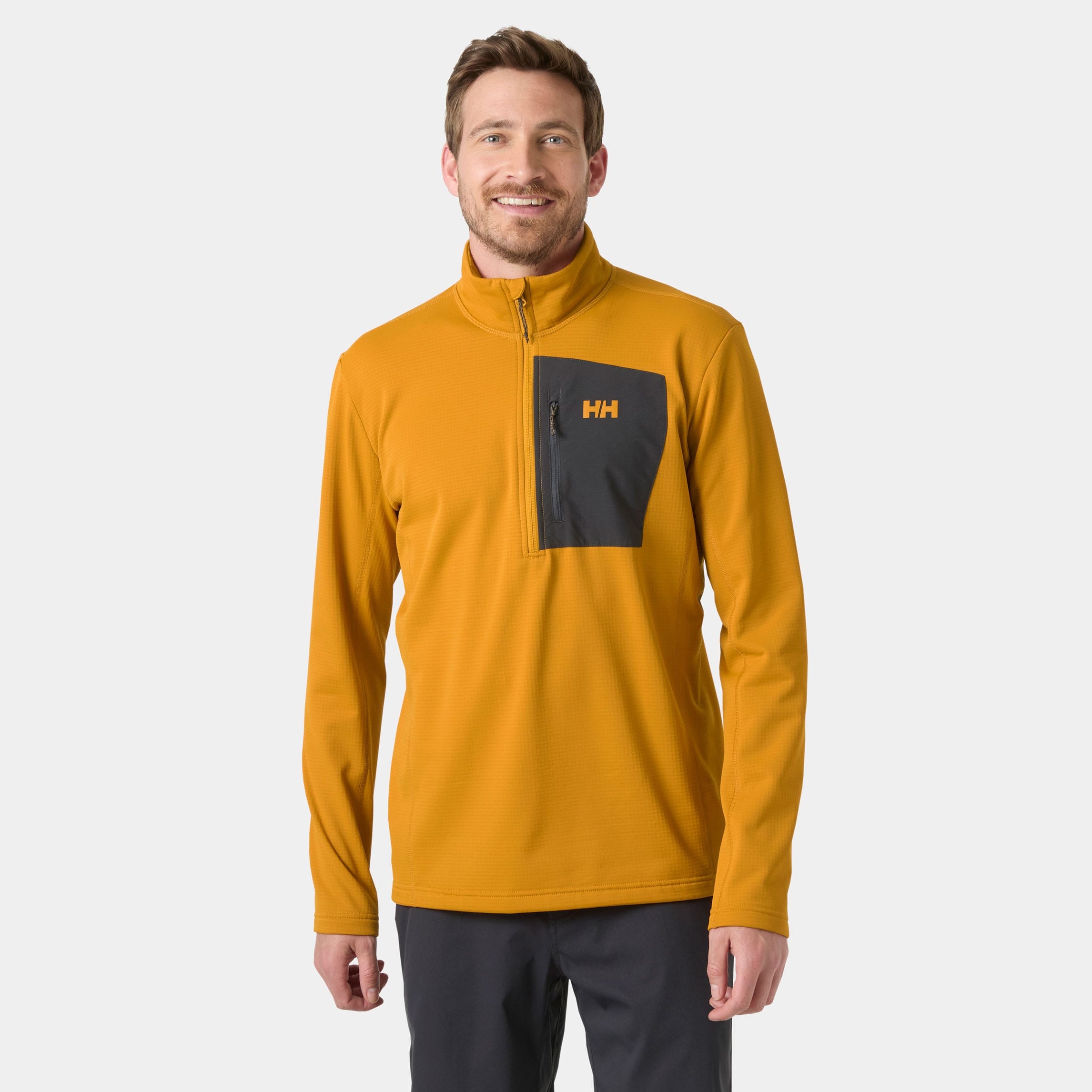 Men's Versalite Half Zip Fleece - 399 MUSTARD