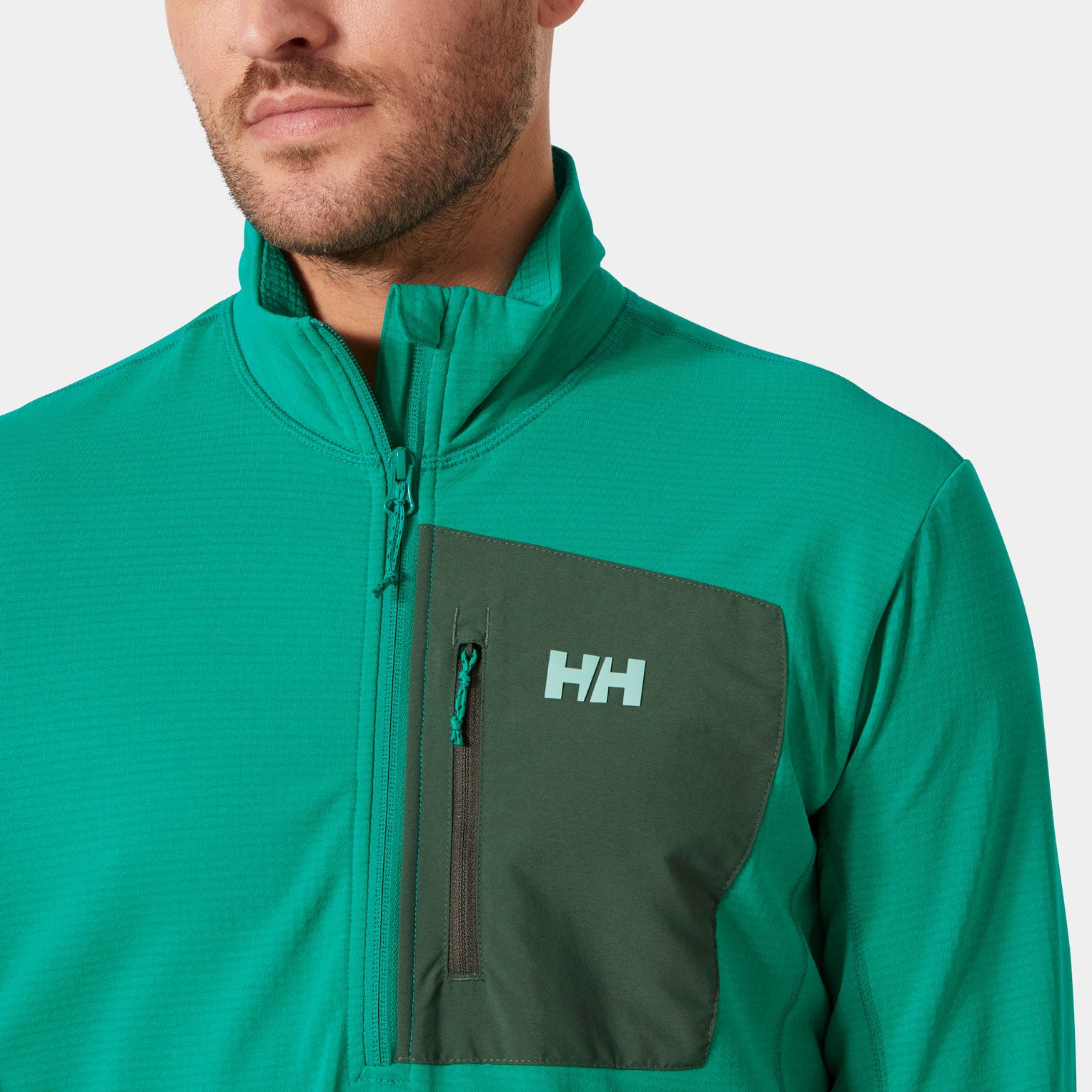 Men's Versalite Half Zip Fleece - 466 SIGNAL GREEN