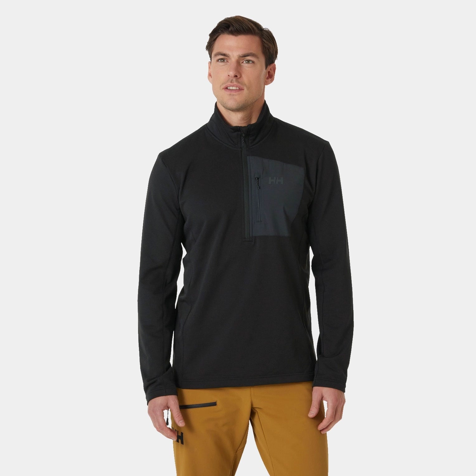 Men's Versalite Half Zip Fleece - 990 BLACK
