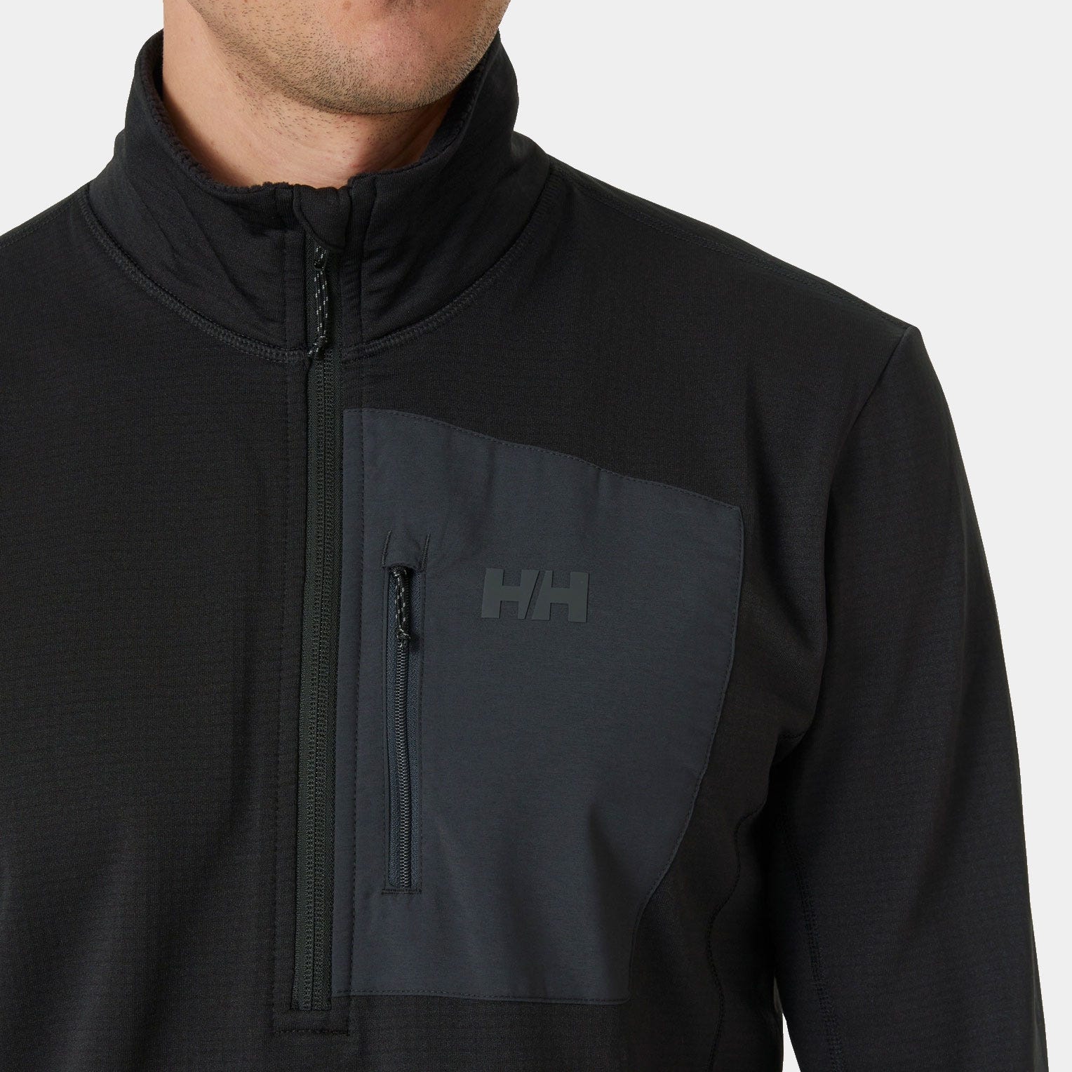 Men's Versalite Half Zip Fleece - 990 BLACK