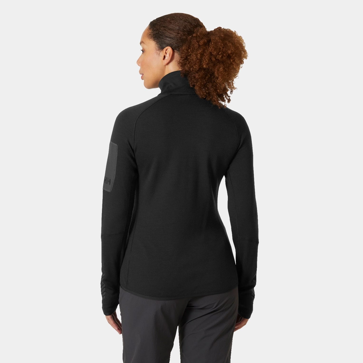 Women’s LIFA® Merino Wool  Midlayer Half Zip - 990 BLACK
