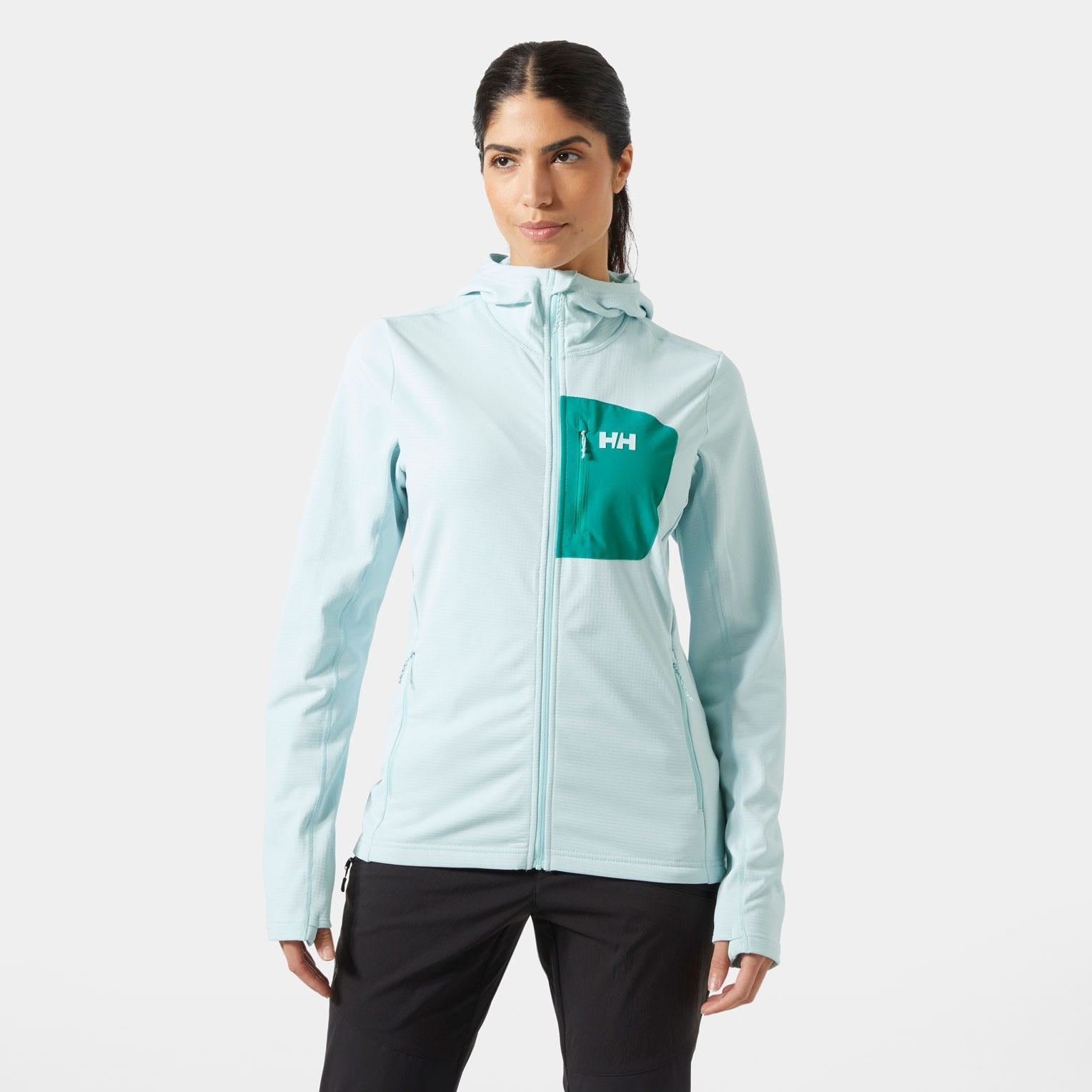 Women's Versalite Hooded Fleece Jacket - 537 BARELY BLUE